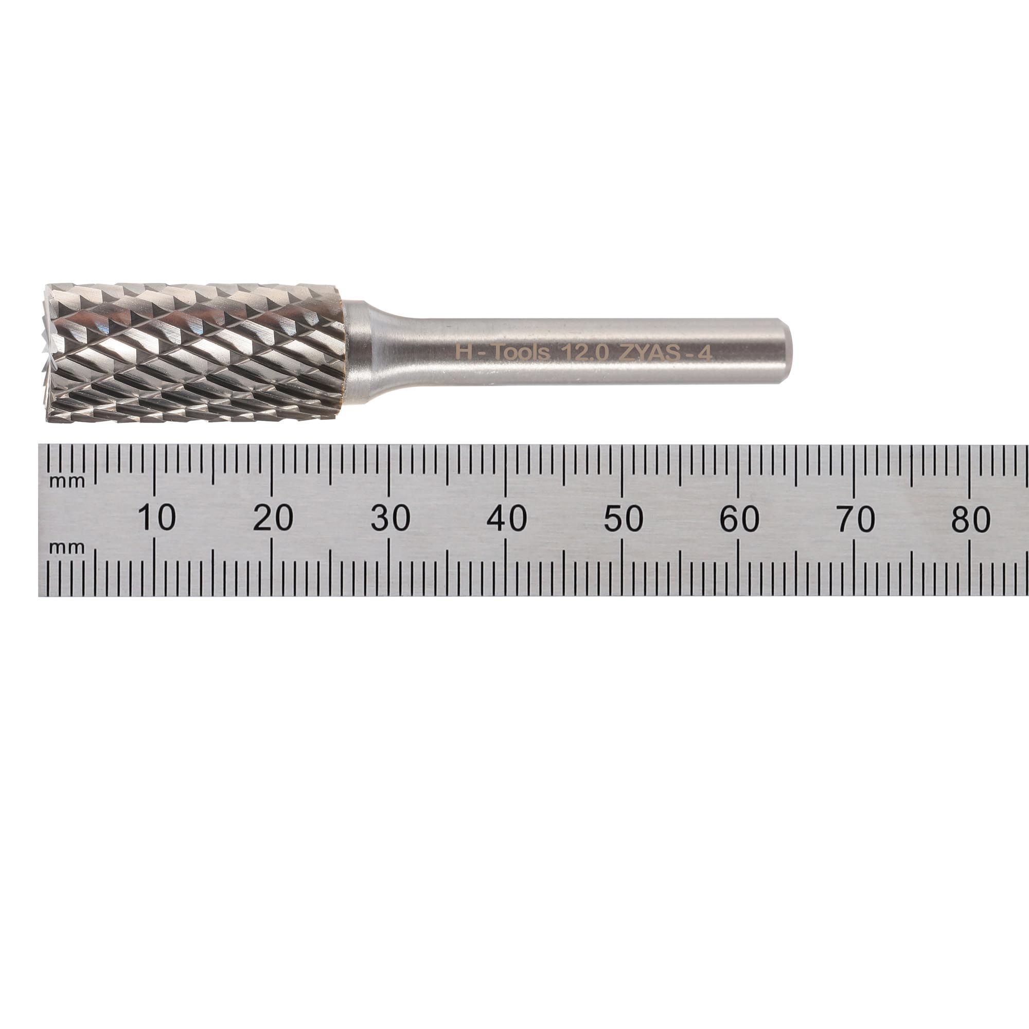 Бор-фреза твердосплавная H-Tools B(ZYAS) 12,0x25x65x6мм HM 116018HT
