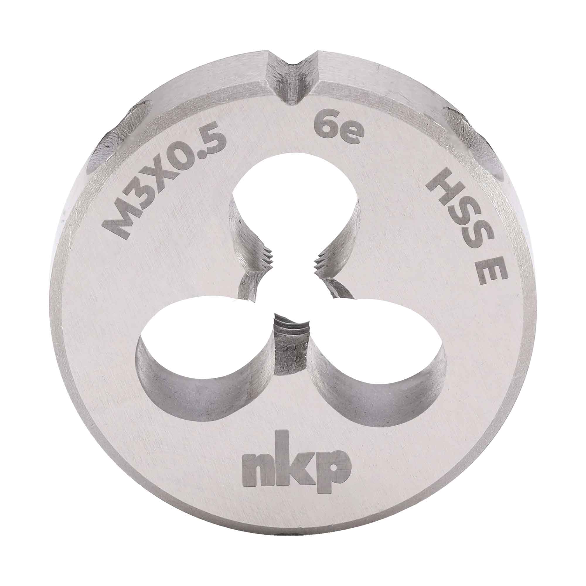 Плашка NKP М3х0,5 DINEN22568 HSSE 6e 20х5мм 289030N