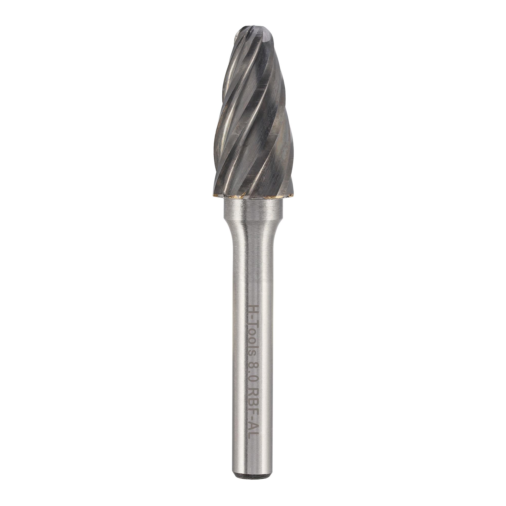 Бор-фреза твердосплавная H-Tools F(RBF) 8,0x18x63x6мм HM ALU 116031AHT