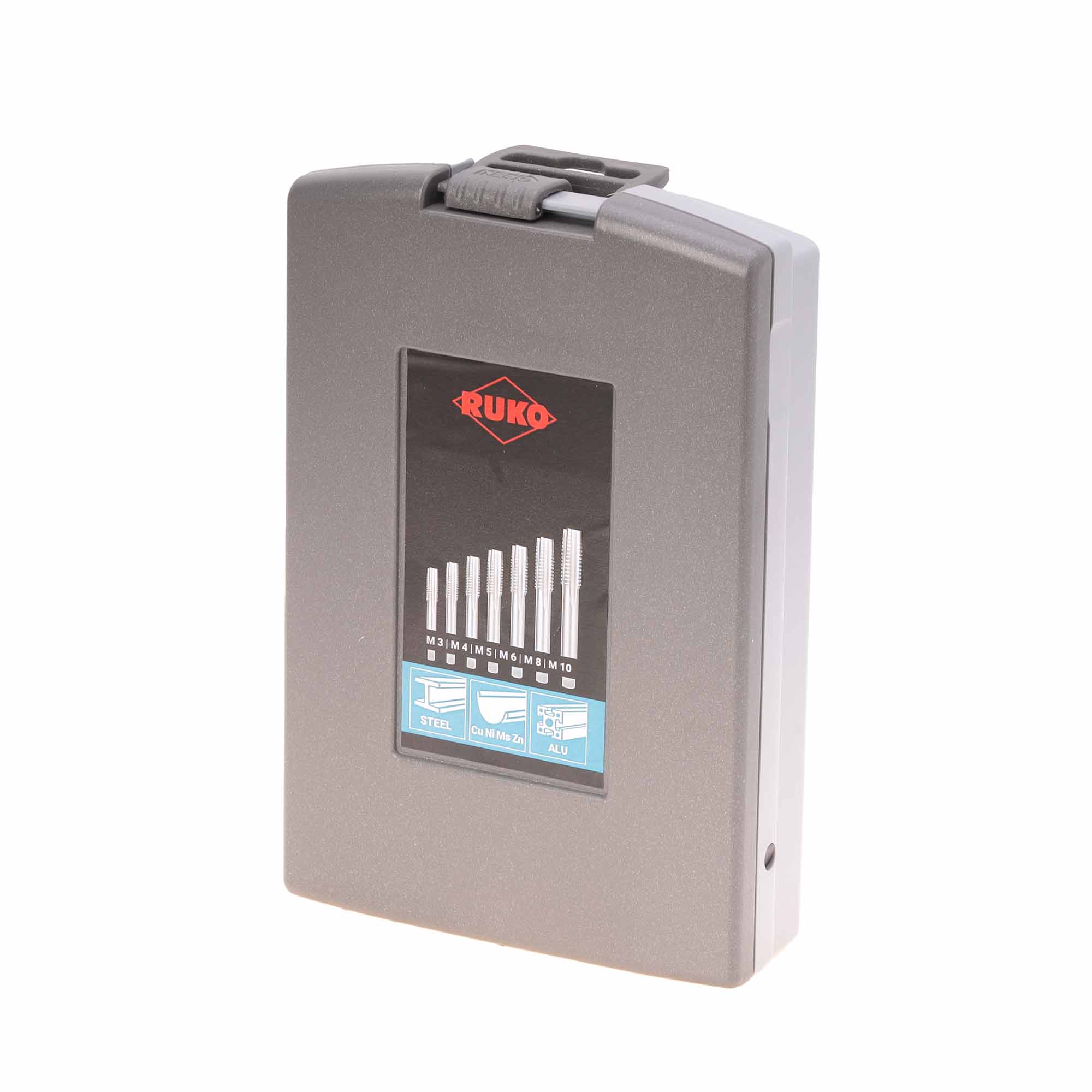 Набор комплектных метчиков Ruko M3-M12 HSS-G DIN352 21пр 245001RO