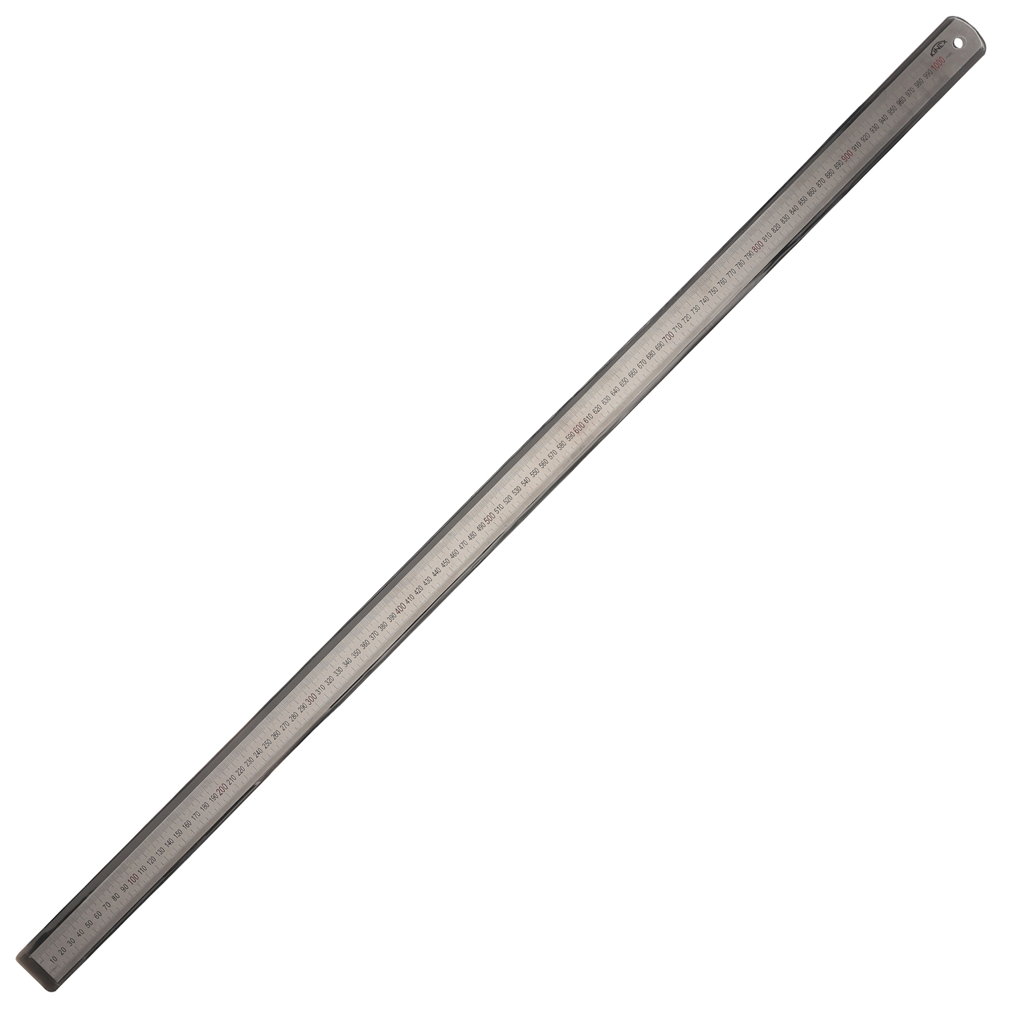 Линейка Kinex K-met 1000х30х1,0мм Шкала 0,5/1,0мм 1022-02-100