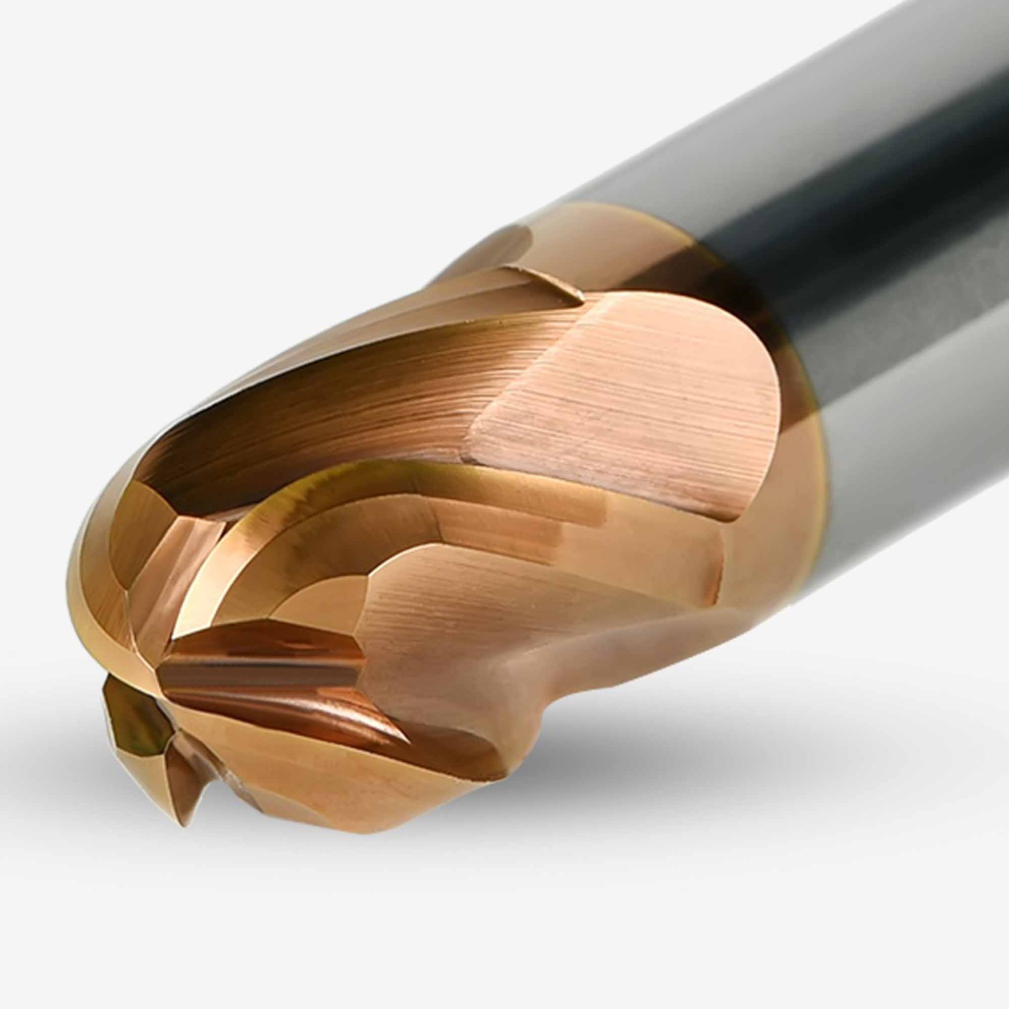 Фреза твердосплавная радиусная H-Tools 5,0x100/10мм d05 4z 60HRC P30 TiSiCrN 6814-050-d05