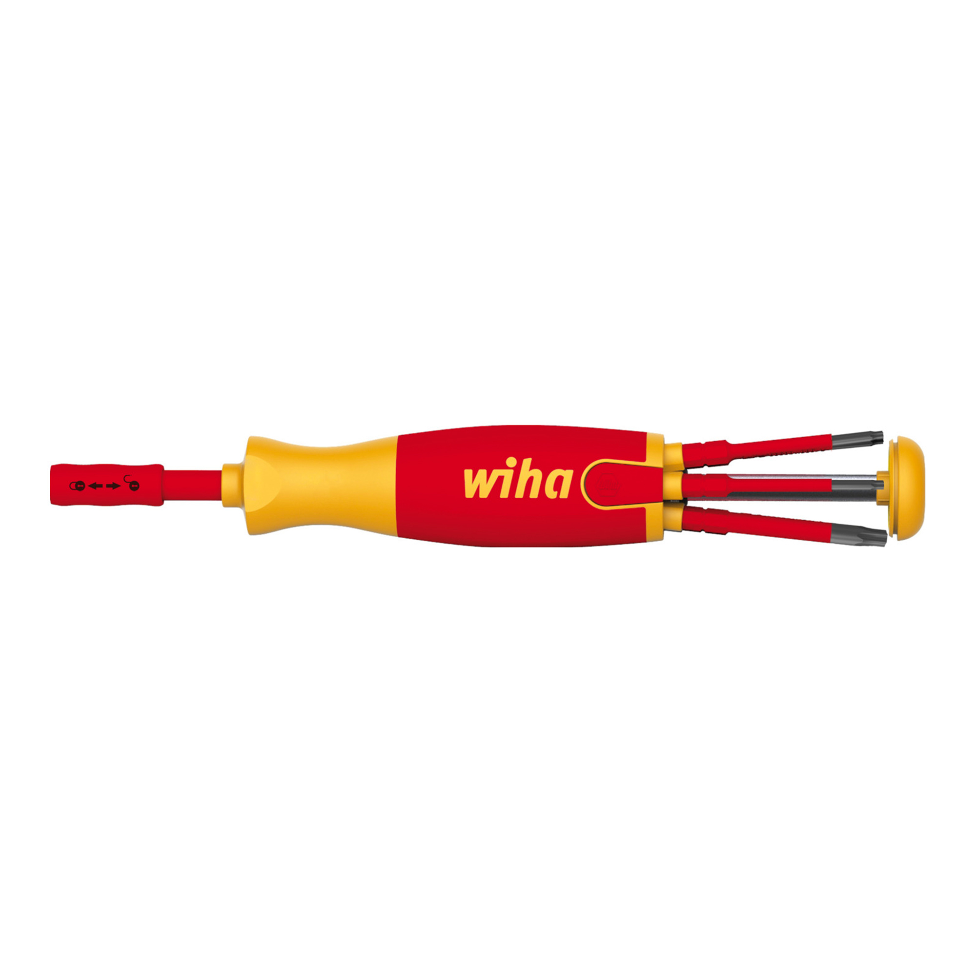 Отвертка диэлектрическая с набором бит LiftUP Electric 6шт Wiha 2831 41158 (SB)