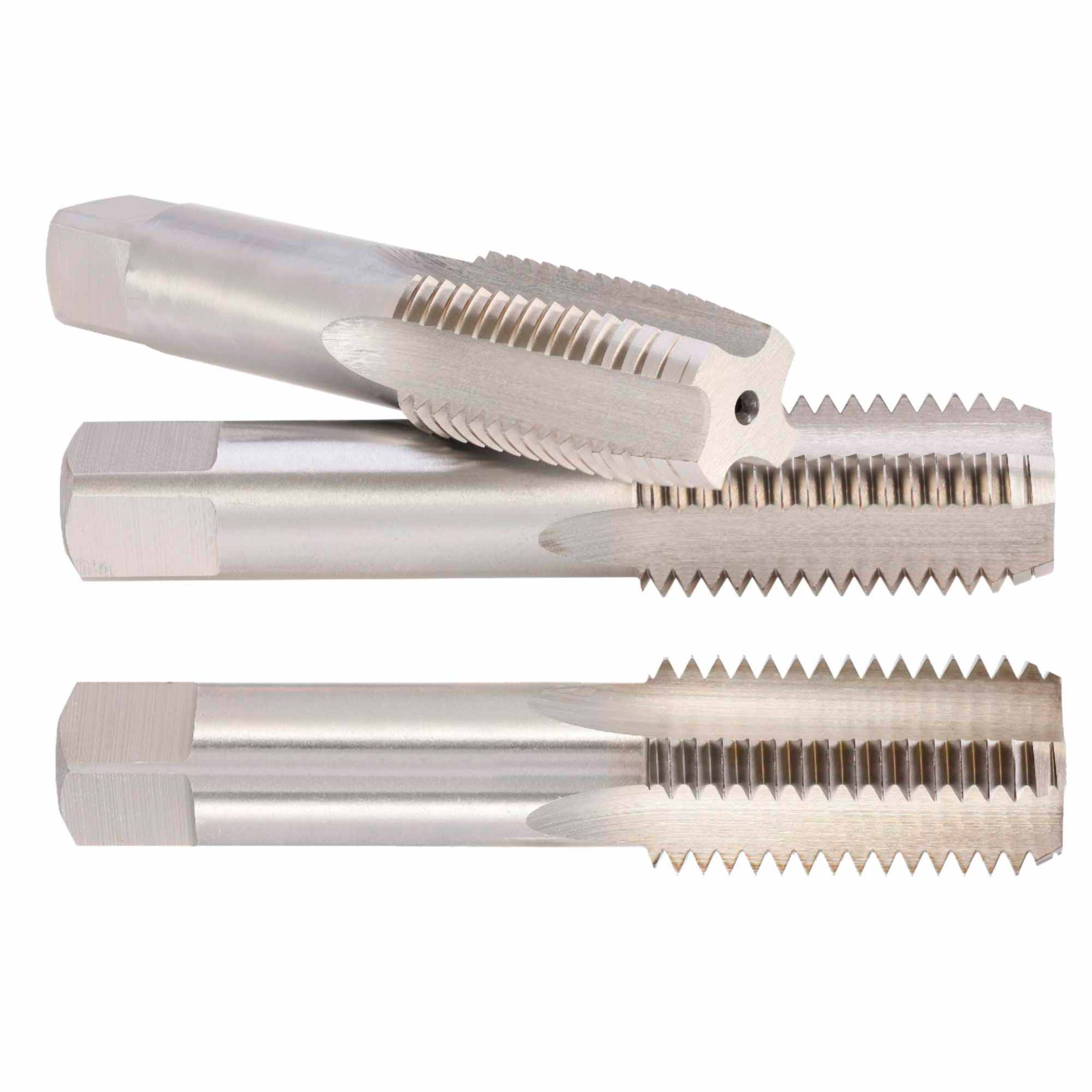 Набор метчиков 3шт H-Tools UN 1,1/16"-12 HSSE 138мм a=16мм 31111612