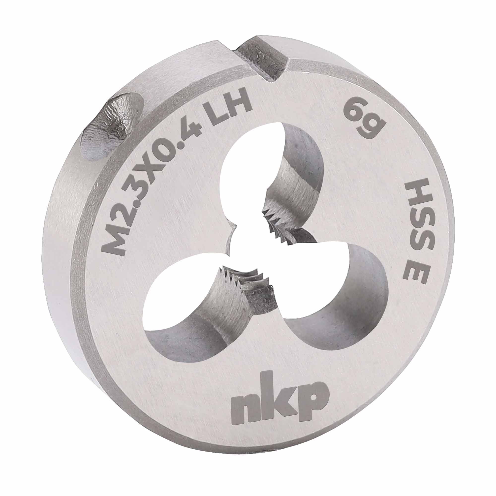 Плашка левая NKP М2,3х0,4 DINEN22568 HSSE 6g 16х5мм 294023N