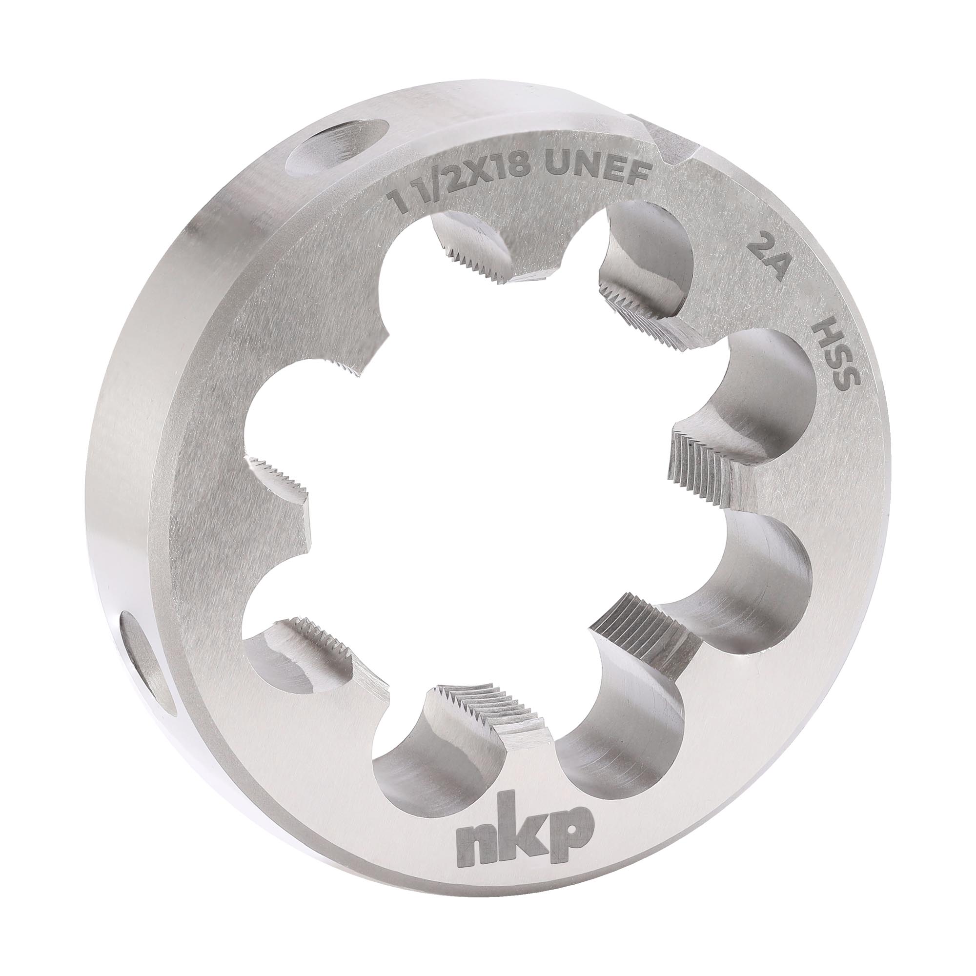 Плашка дюймовая NKP UNEF 1,1/2"-18 HSS DIN22568 65x18мм 248112N
