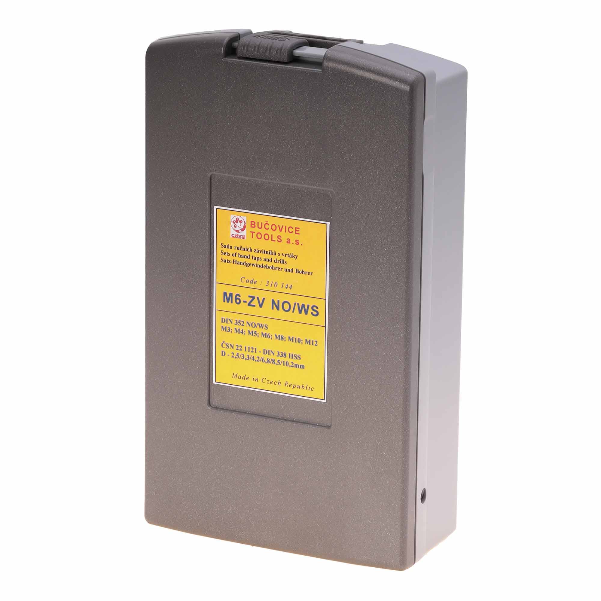 Набор комплектных метчиков Bucovice Tools M3-M12 115CrV3 DIN352 28пр 310144
