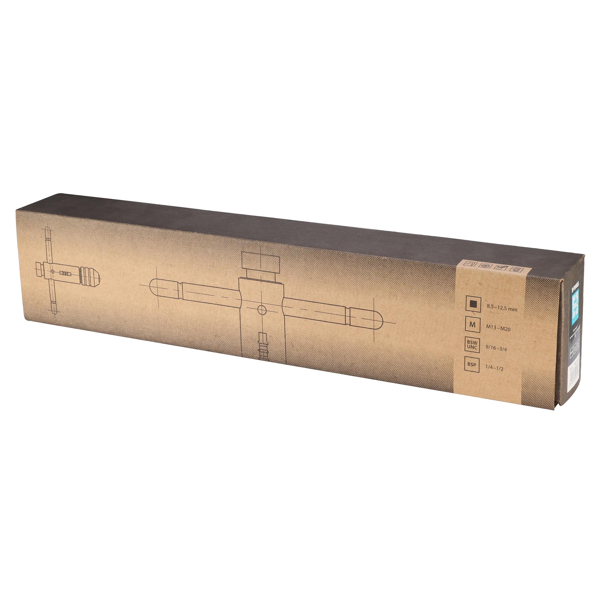 Метчикодержатель с трещоткой и уровнем H-Tools M6-M20 118мм 00612140