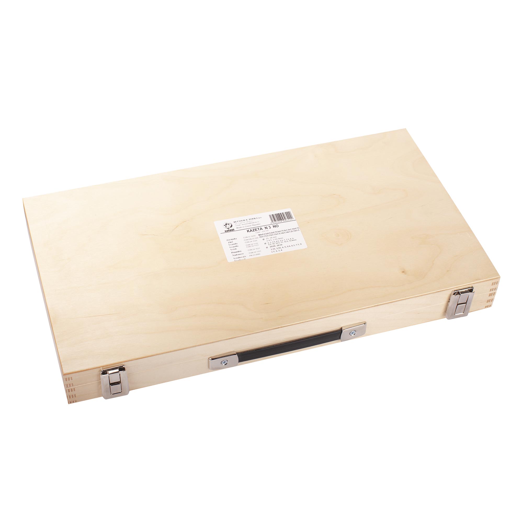 Набор метчиков и плашек Bucovice Tools MF4-MF14 115CrV3 76пр 310141