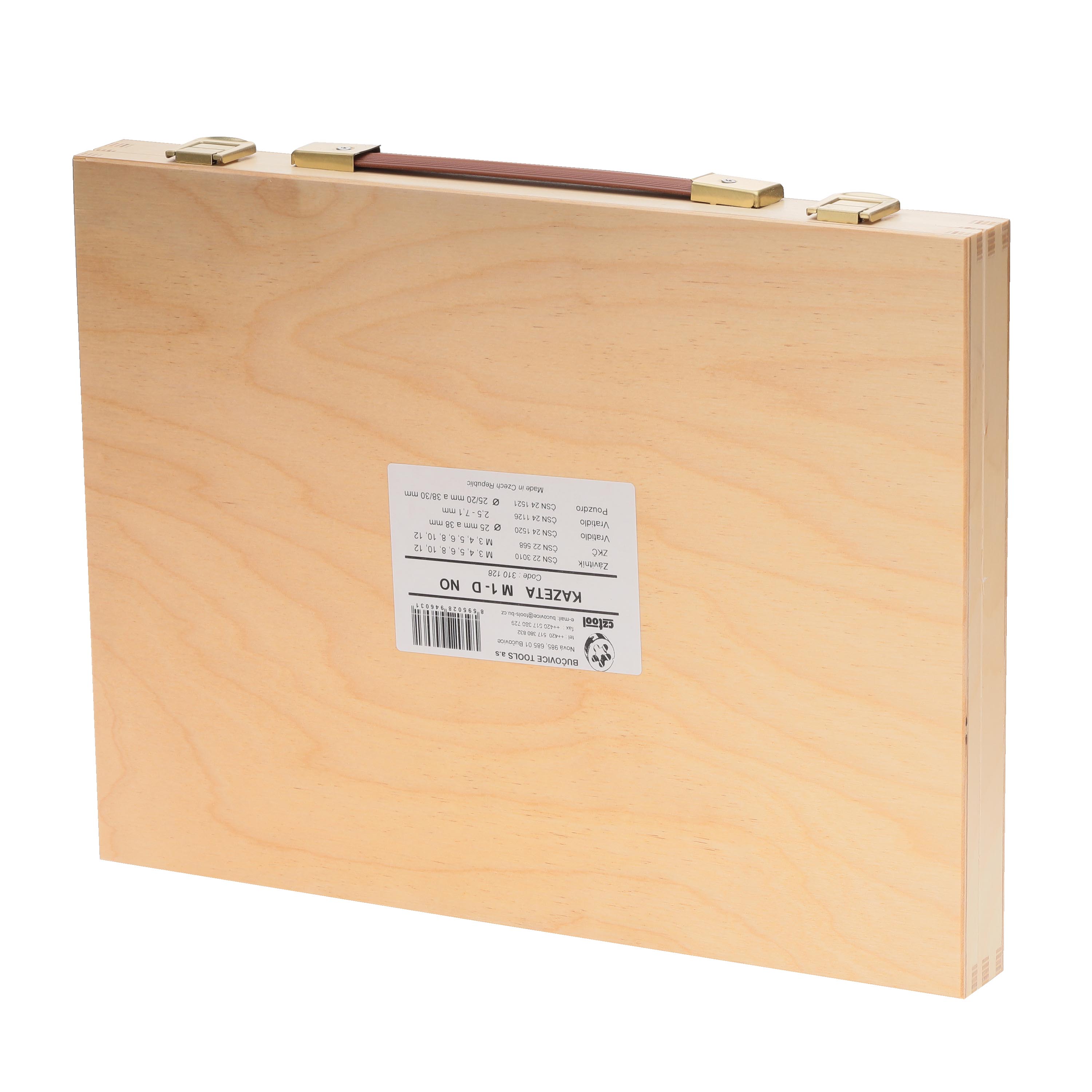 Набор метчиков и плашек Bucovice Tools M3-M12 115CrV3 34пр 310128