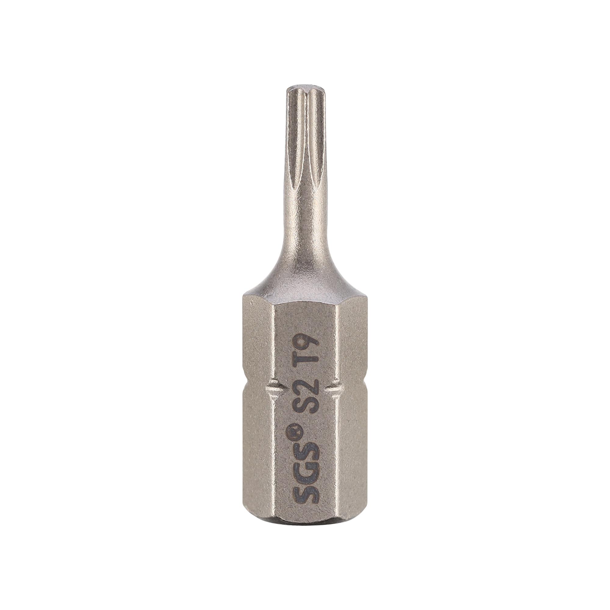 Бита SGS TORX T9х25мм S2 1шт 6325-T9
