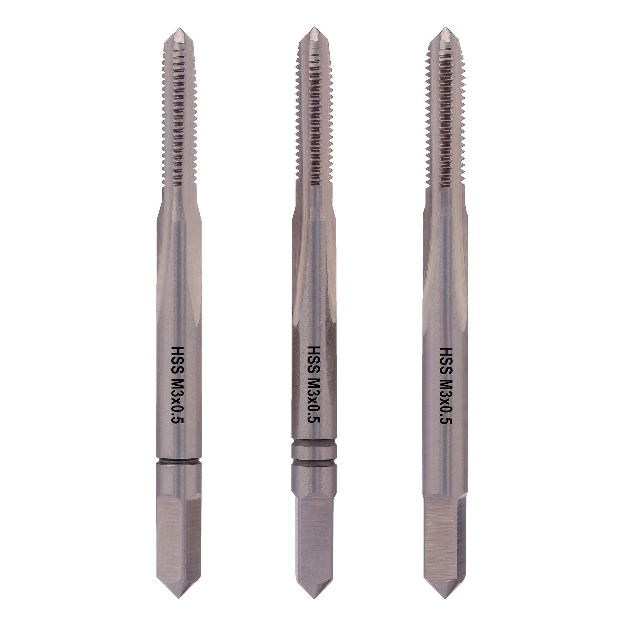 Набор метчиков 3шт Terrax by Ruko HSS-G DIN352 6h М3х0,5 230030TX