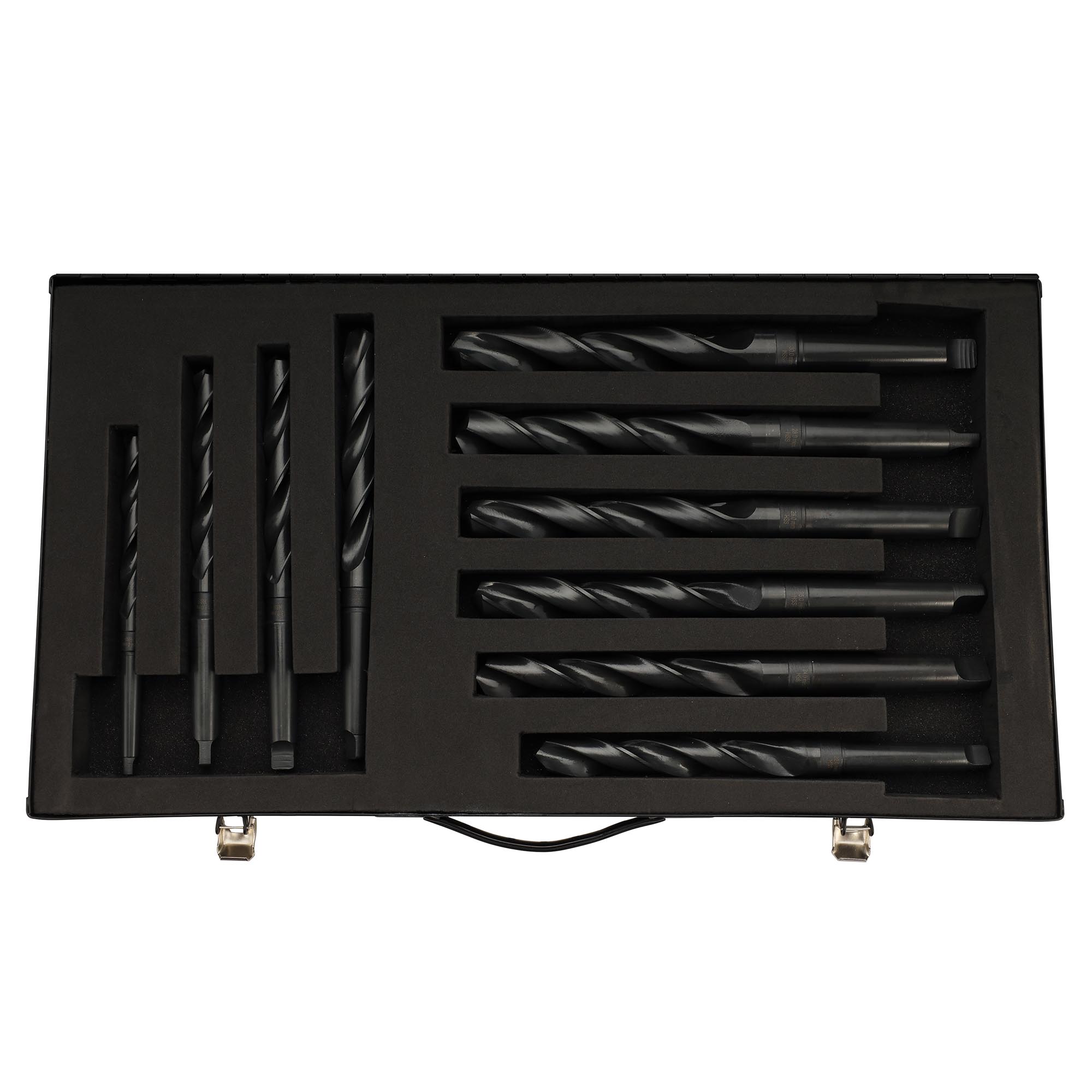 Набор сверл по металлу H-Tools PRO 14-30мм 10шт HSS 118° DIN345 204002HT