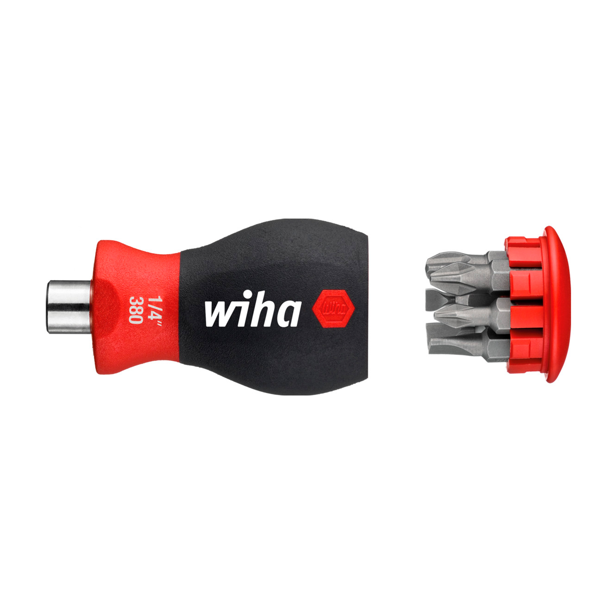 Отвертка с насадками Stubby SL/PH 57мм 6шт Wiha 3801-01 33738 (SB)