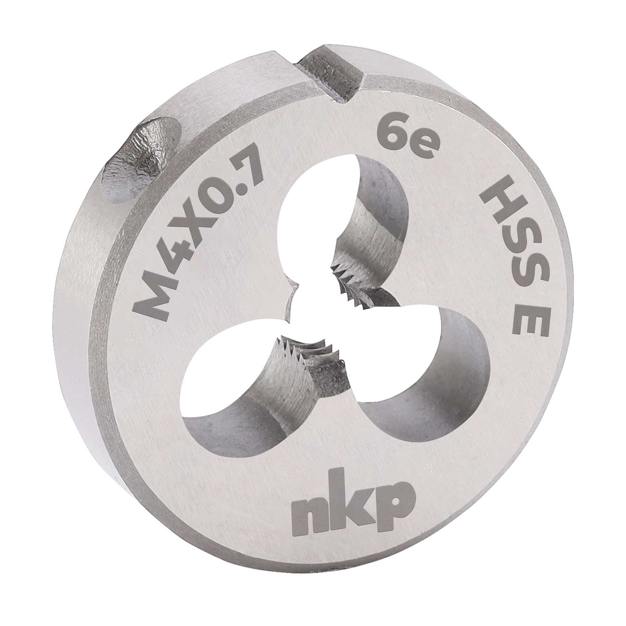 Плашка NKP М4х0,7 DINEN22568 HSSE 6e 20х5мм 289040N