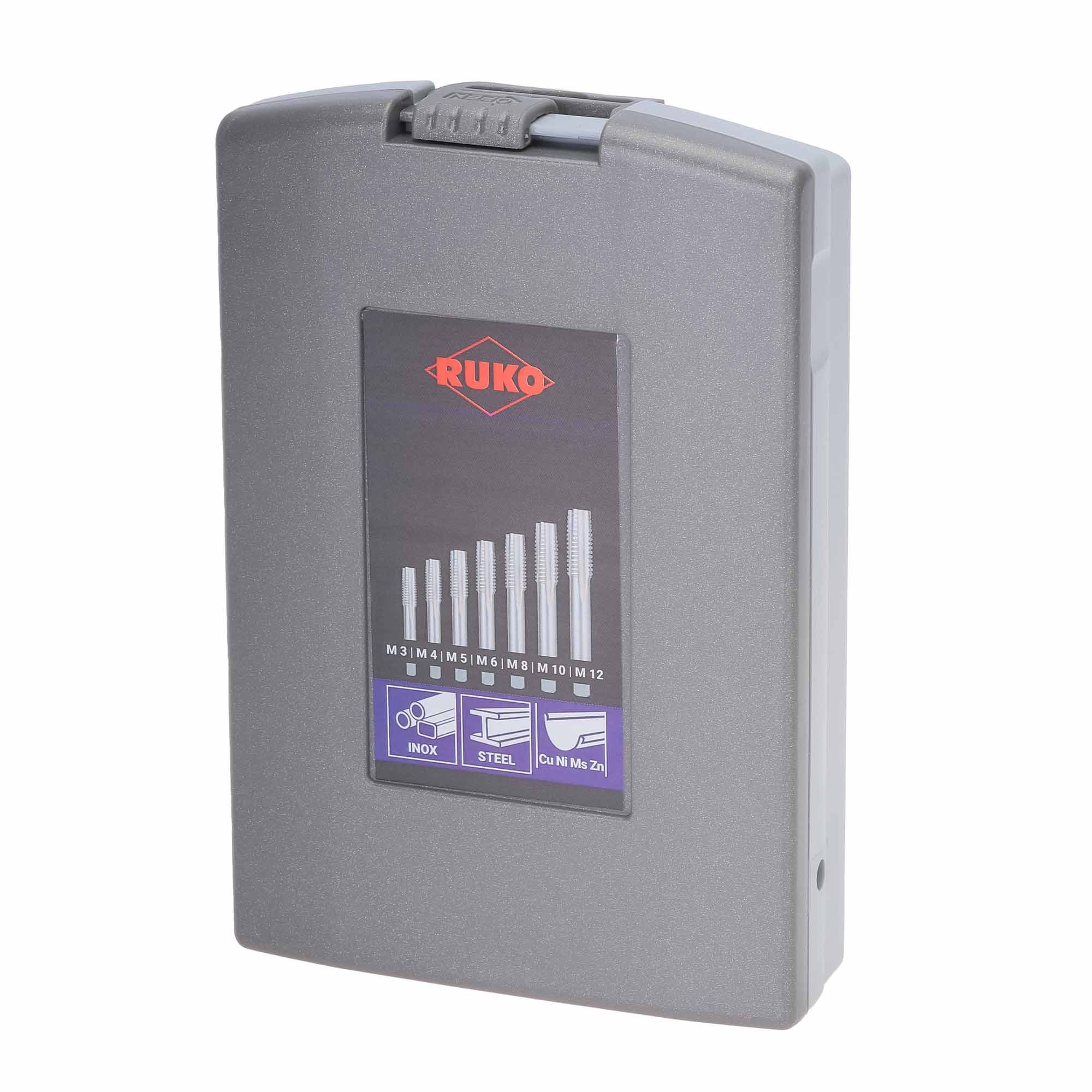 Набор комплектных метчиков Ruko M3-M12 HSSE DIN352 21пр 245001ERO