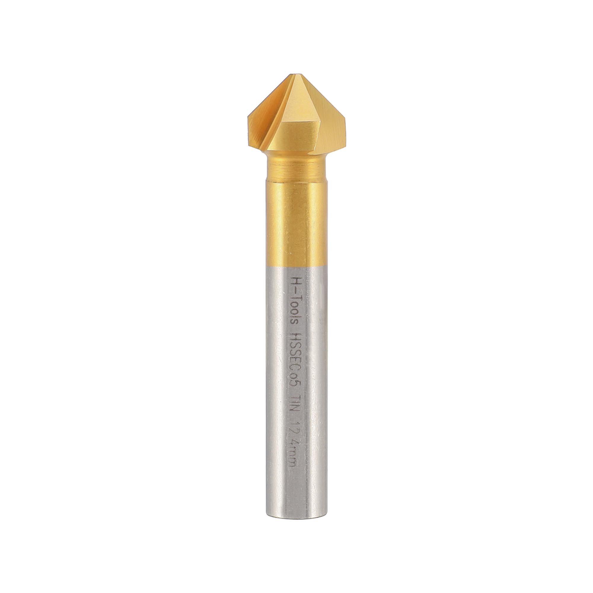 Зенковка по металлу H-Tools 90° 12,4мм HSSE-Co5 TiN 795124EHT
