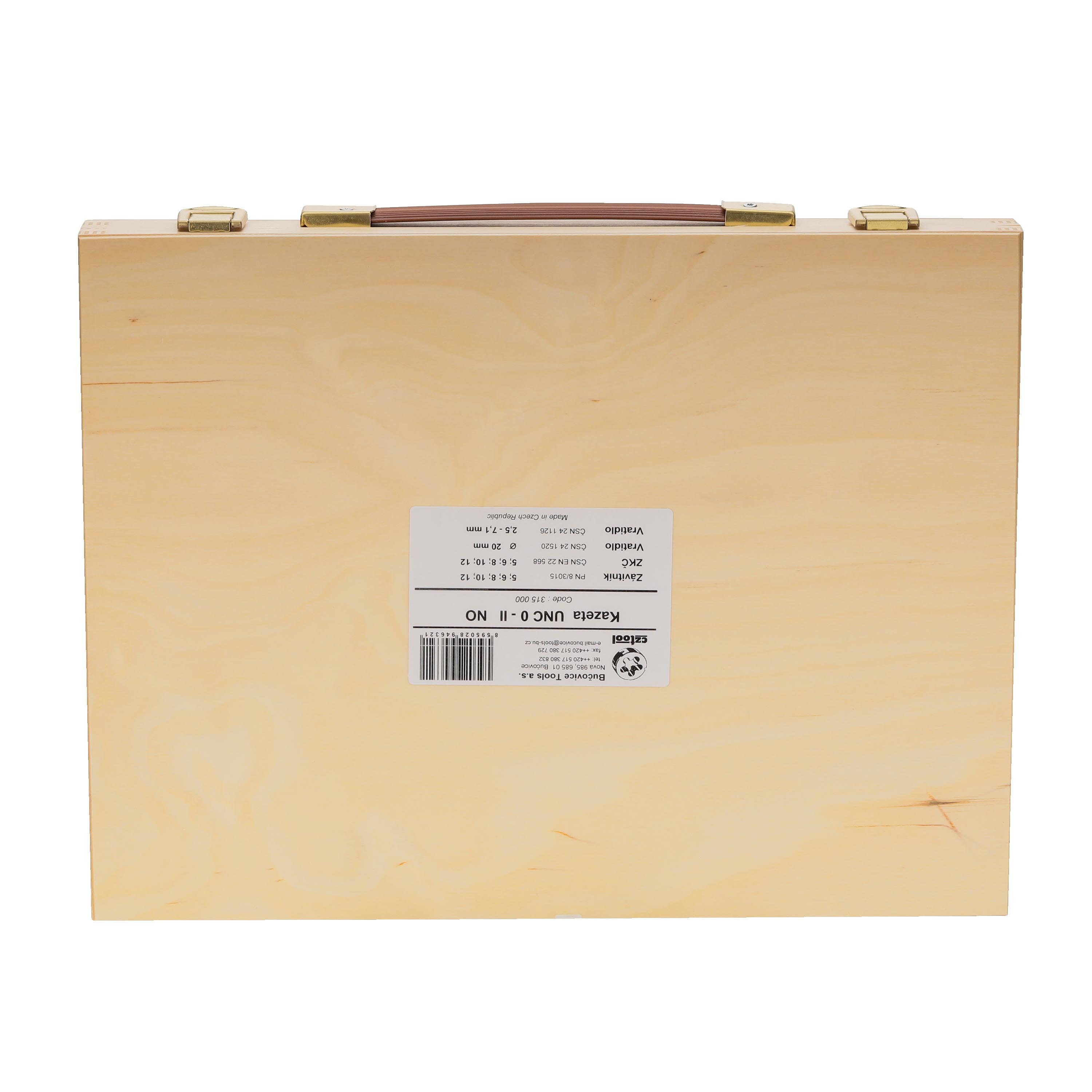 Набор метчиков и плашек Bucovice Tools UNC №5-№12 115CrV3 22пр 315000