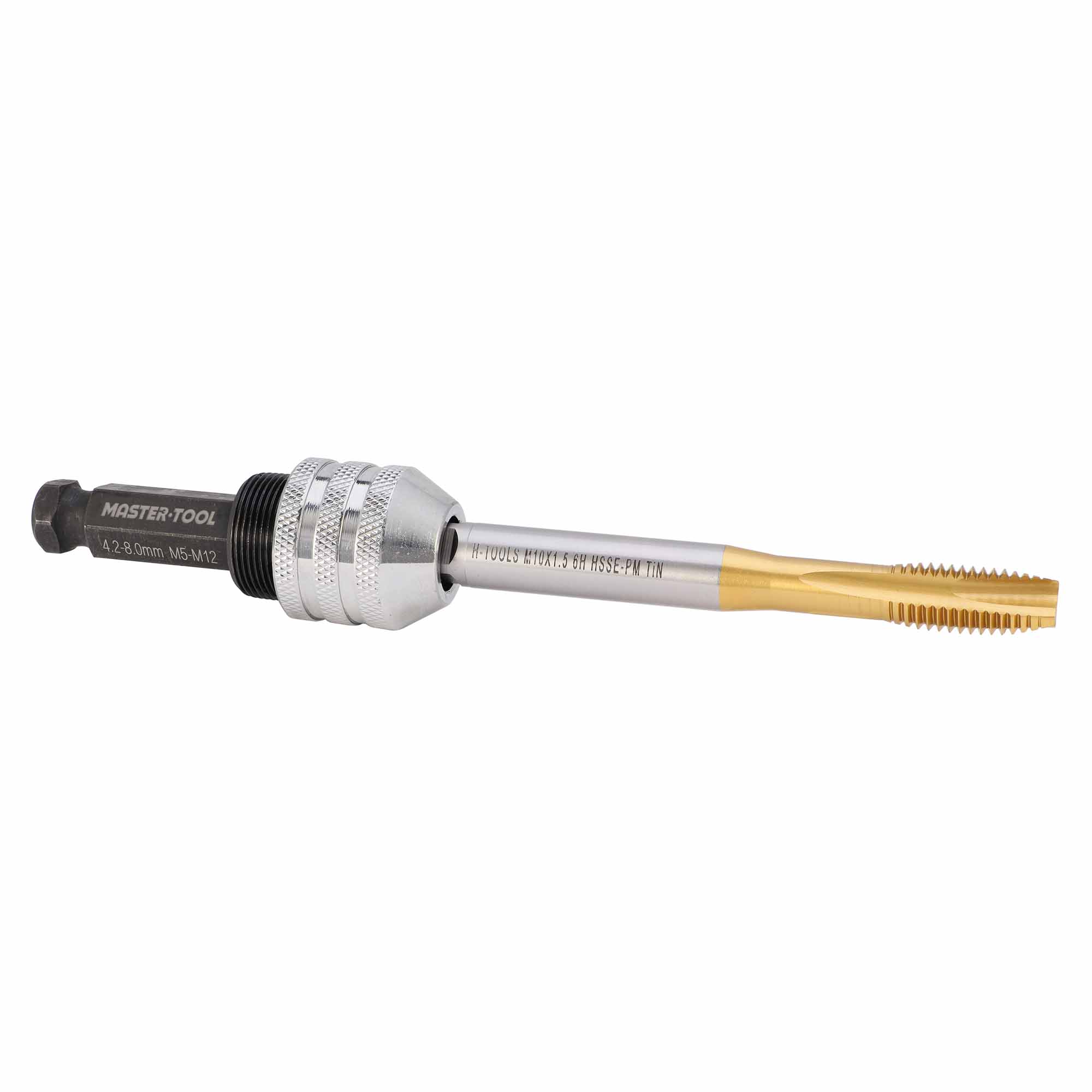 Метчикодержатель для шуруповерта MASTER-TOOL M5-M12 (4,2-8,0мм) 1040701010003