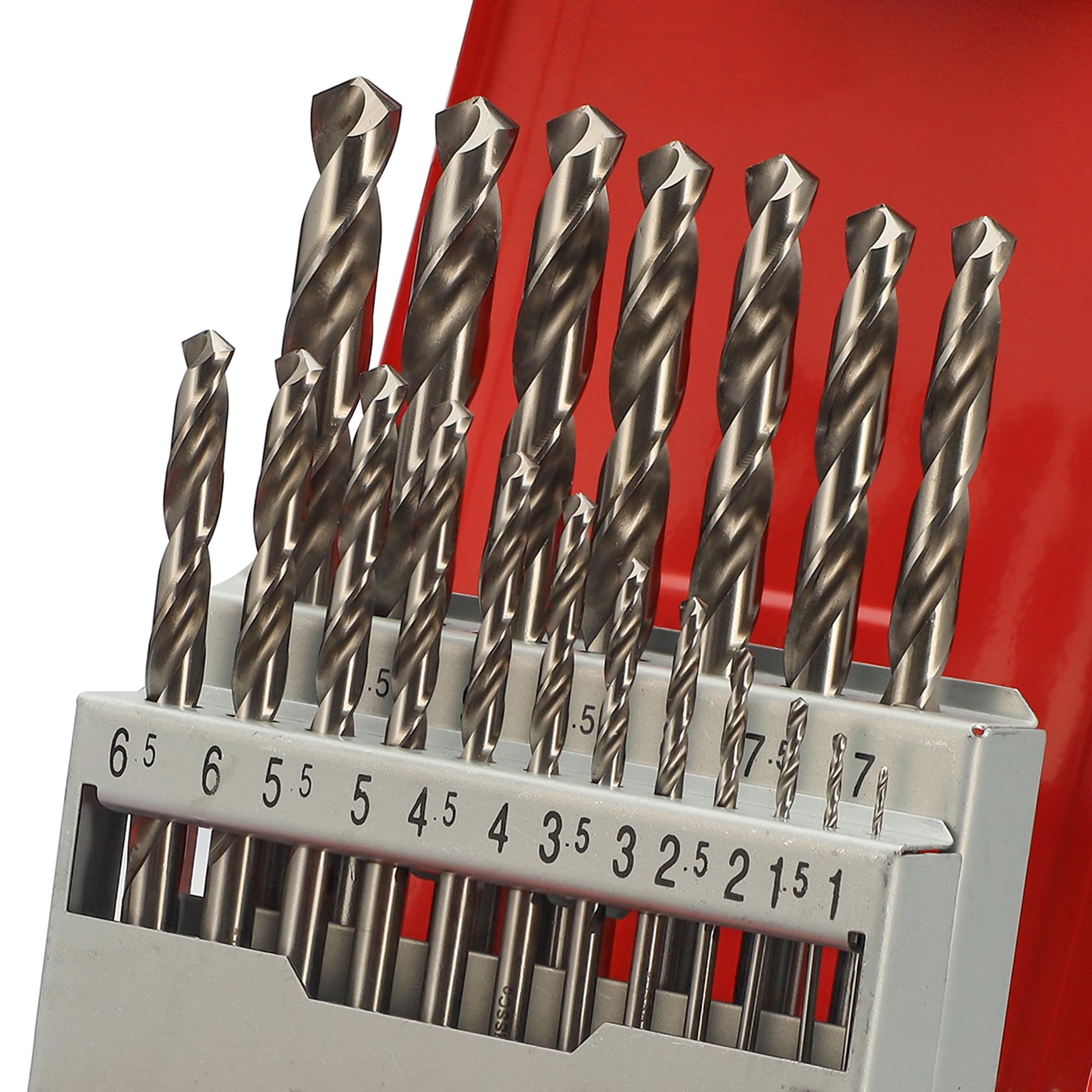 Набор сверл по металлу H-Tools Pro 1-10мм 19шт HSS-G 118° DIN338 214214PRO