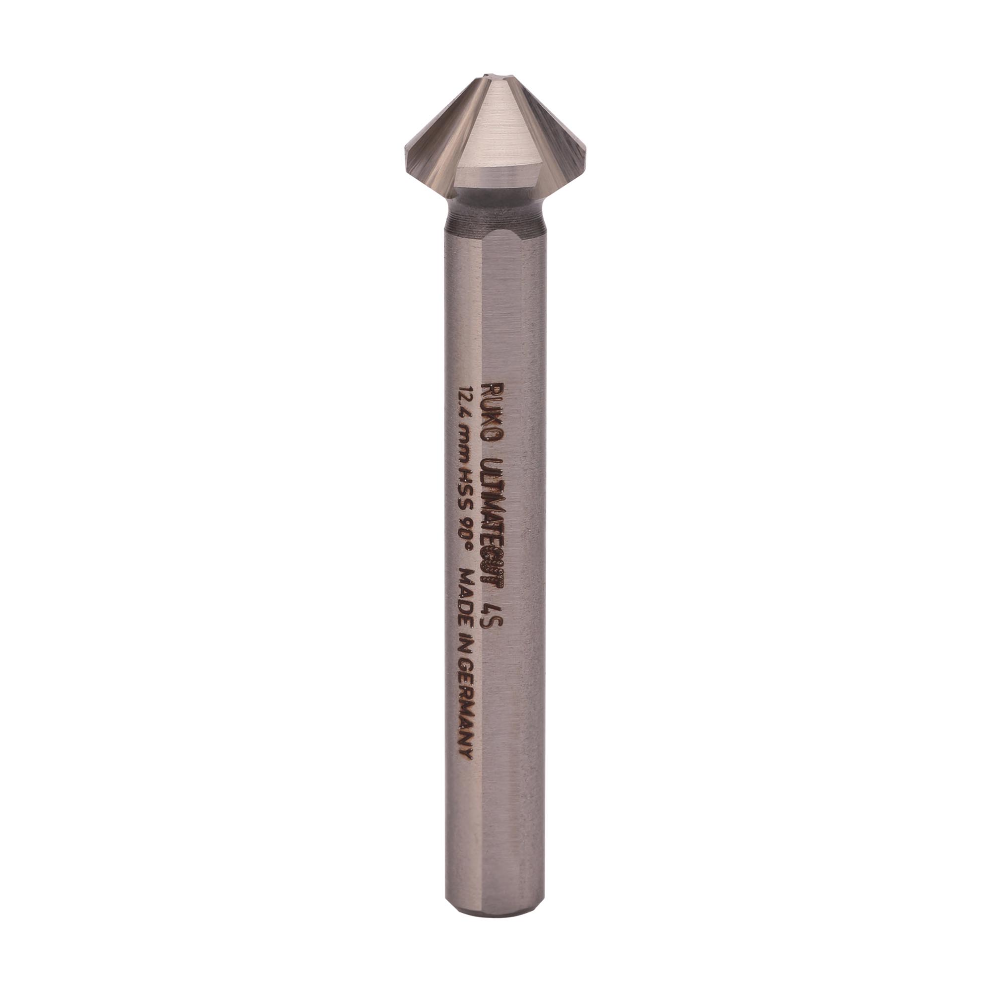 Зенковка по металлу Ruko UltimateCut 4S 90° 12,4мм HSS-G 4z DIN335C L56мм d8мм 102876