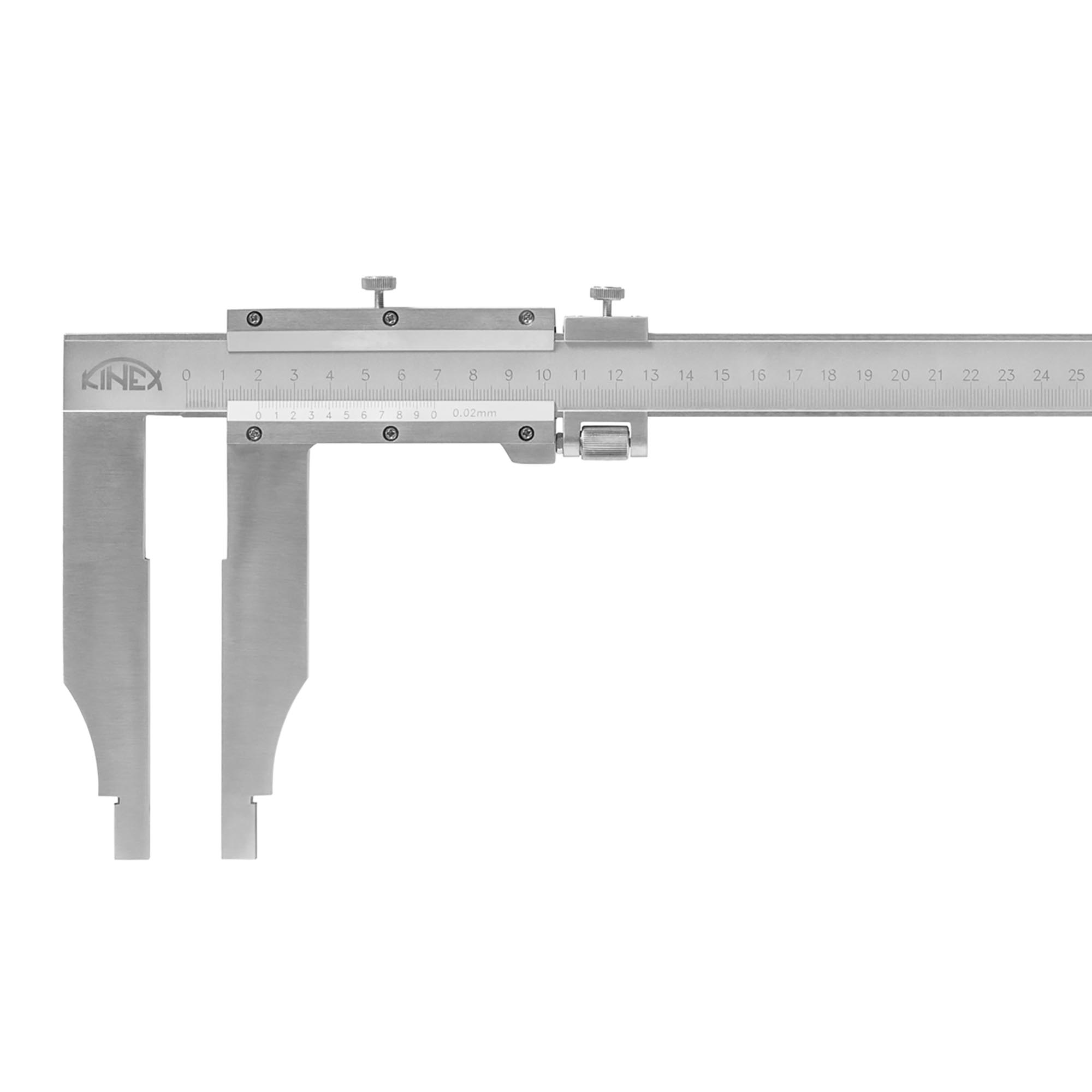 Штангенциркуль Kinex ШЦ-3-500/125мм 0,02мм СSN251231 INOX 6015-02-125