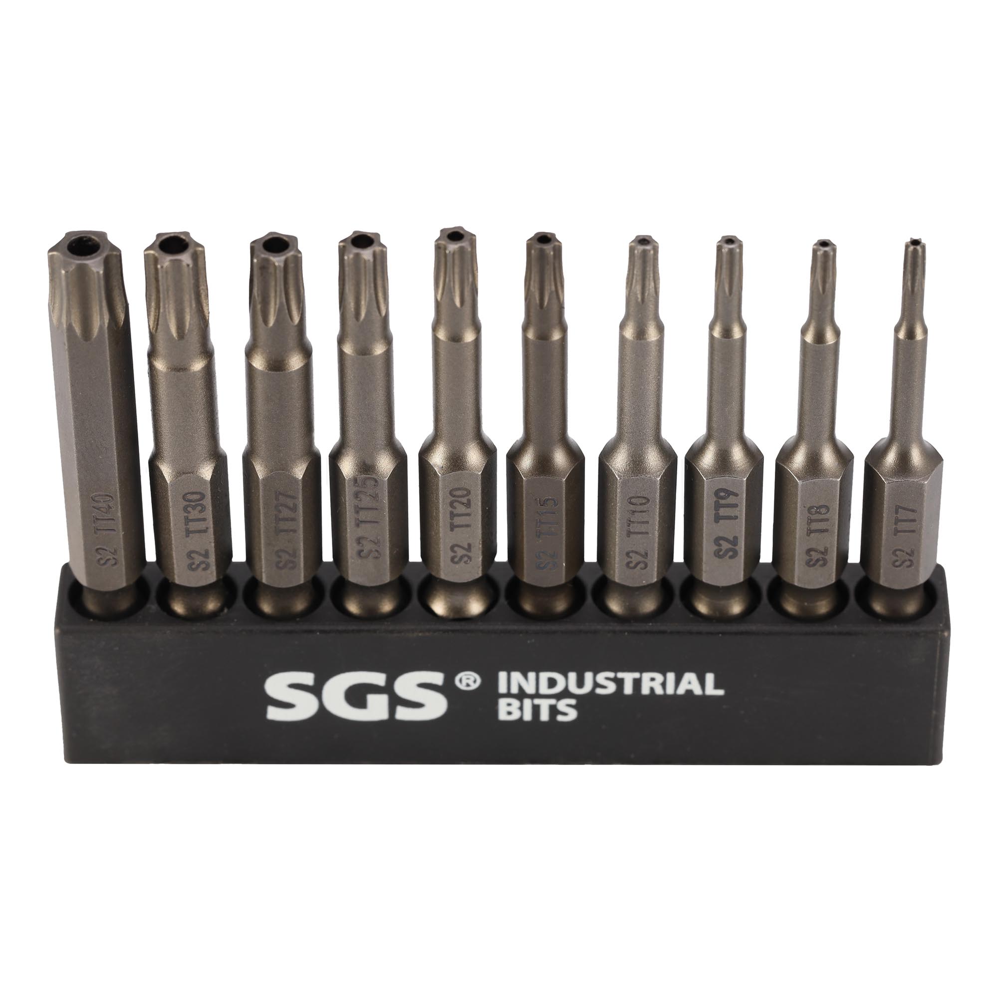 Набор бит SGS TORX TR S2 50мм 10шт SGS6350-10TTC