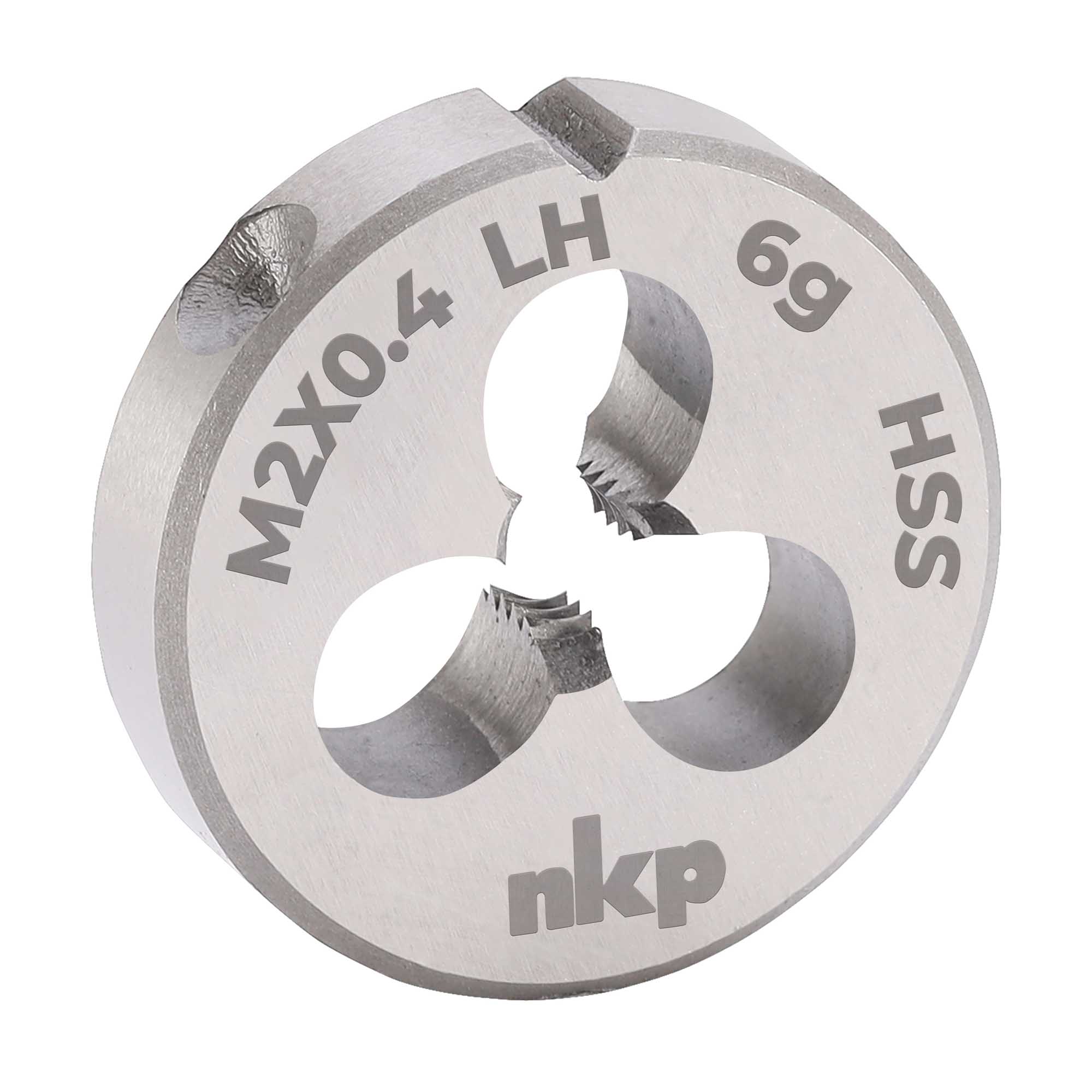Плашка левая NKP М2х0,4 DINEN22568 HSS 6g 16х5мм 250020N