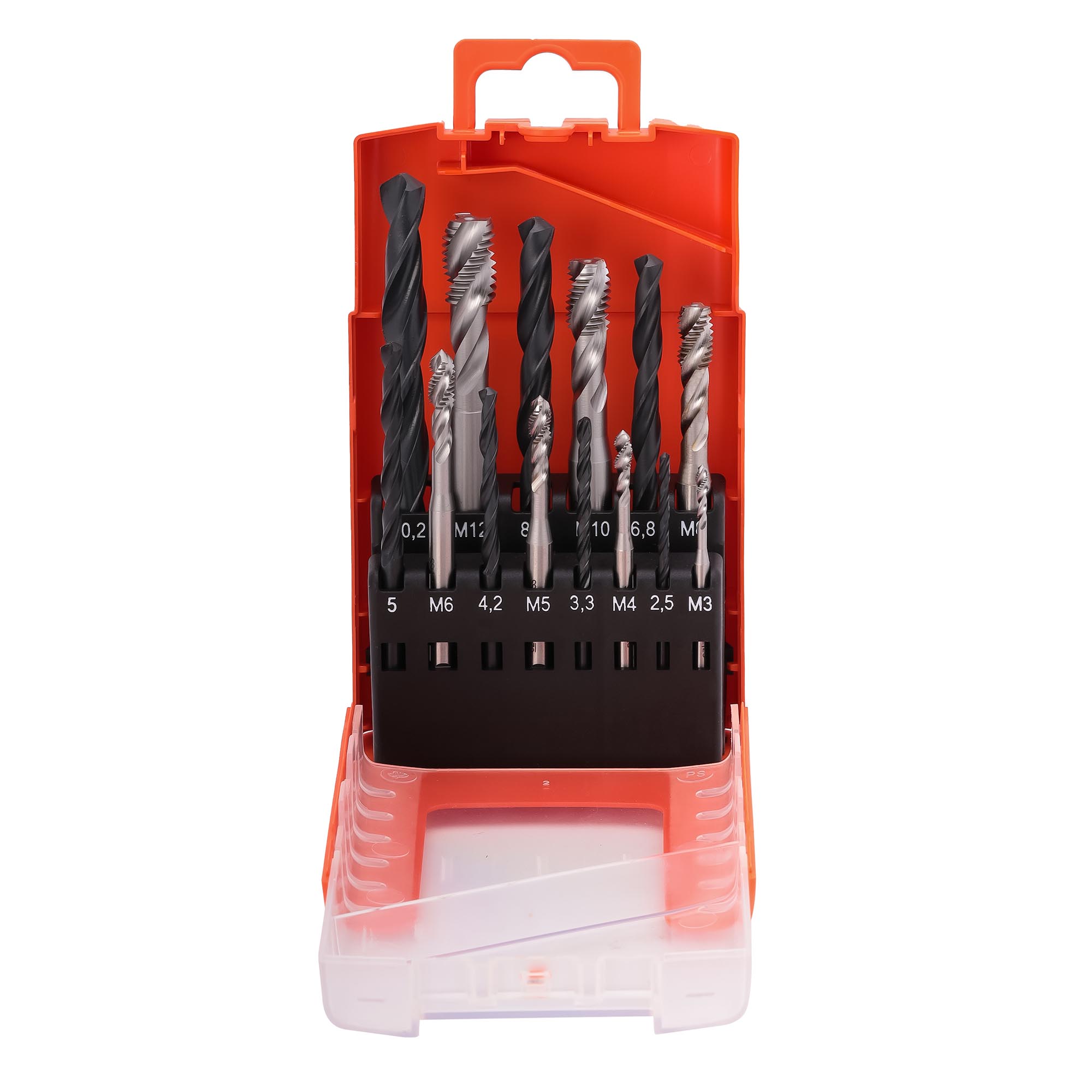 Набор машинных метчиков Bucovice Tools M3-M12 HSS DIN371/376 14пр 104002