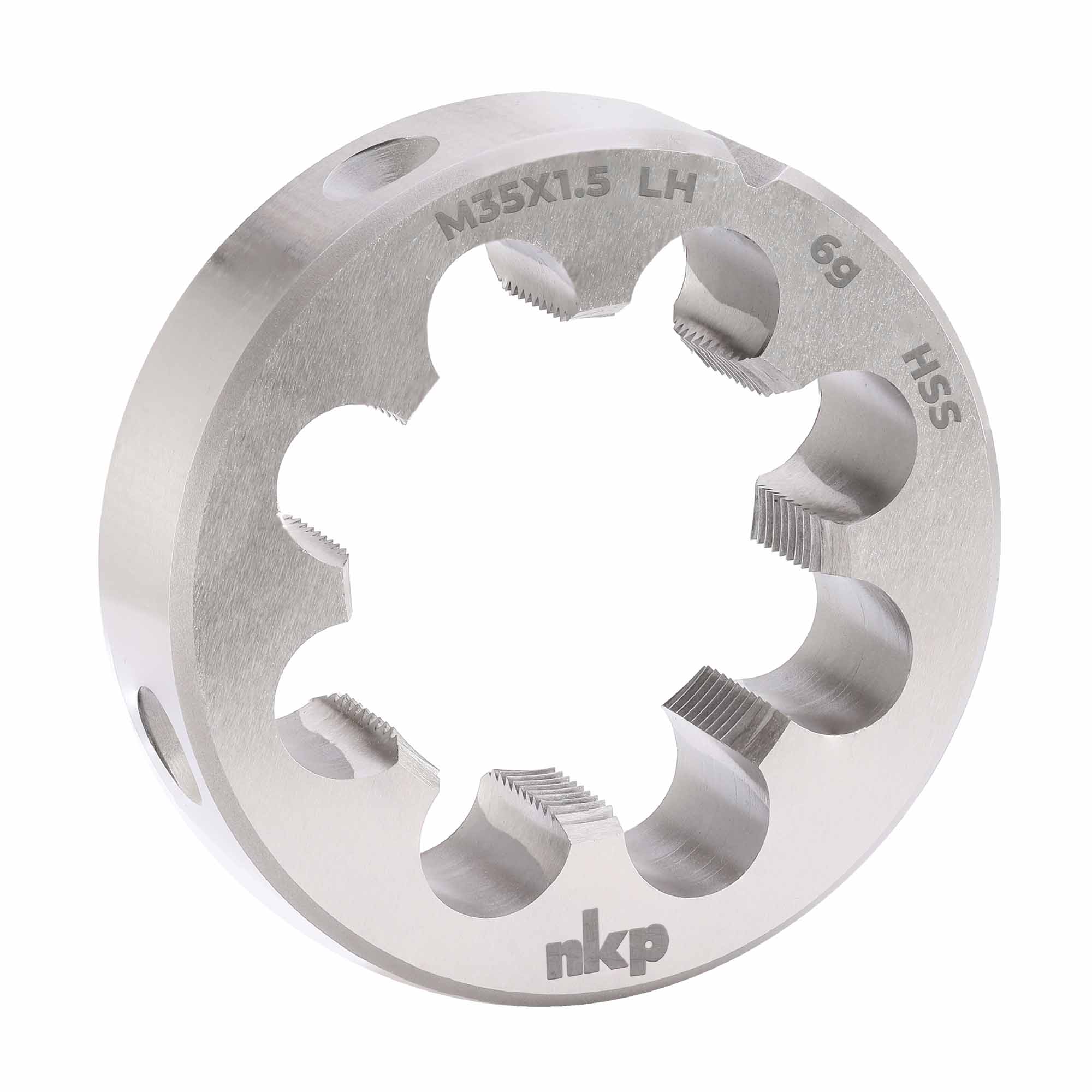 Плашка левая NKP М35х1,5 DINEN22568 HSS 6g 65х18мм 250351N