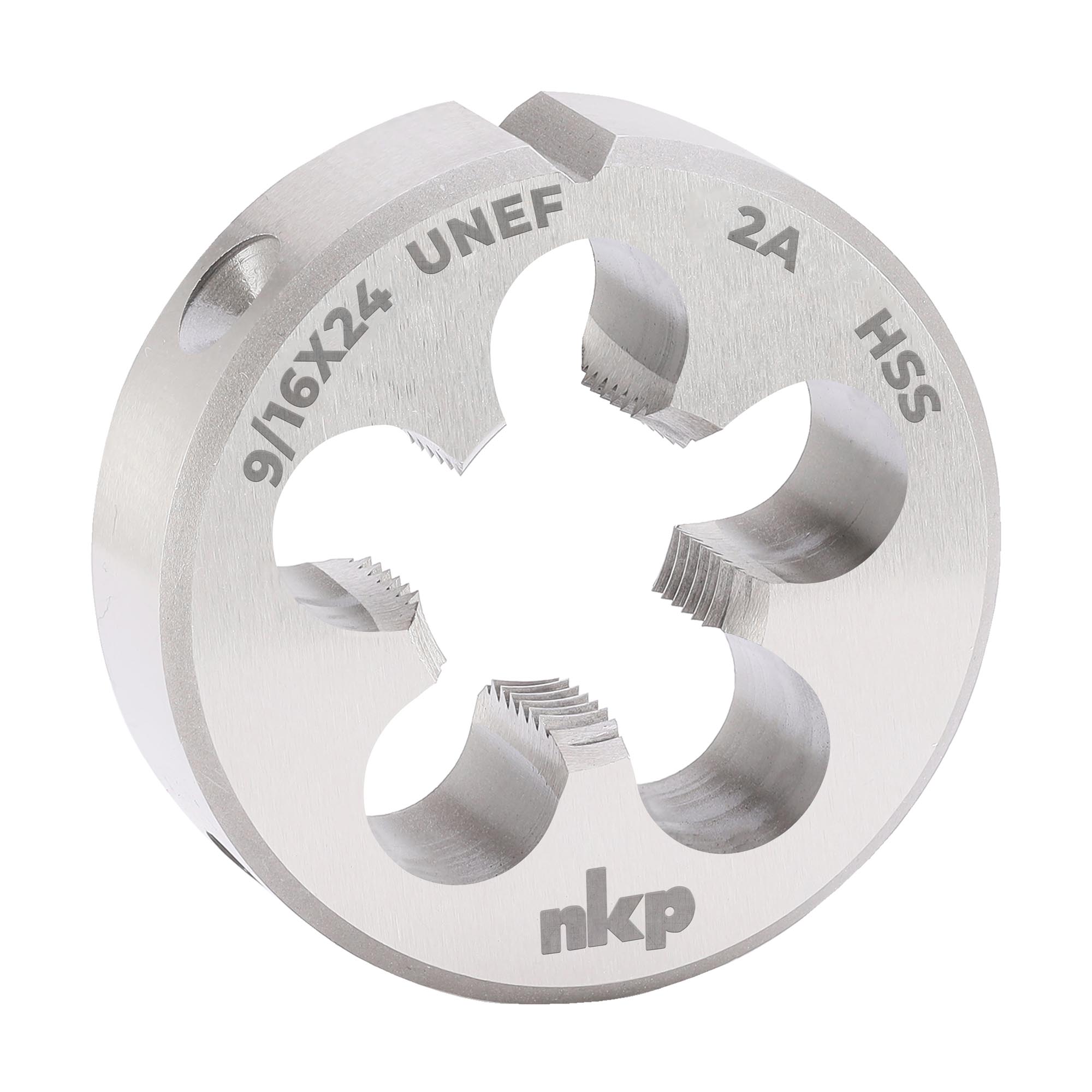 Плашка дюймовая NKP UNEF 9/16"-24 HSS DIN22568 38x10мм 248916N
