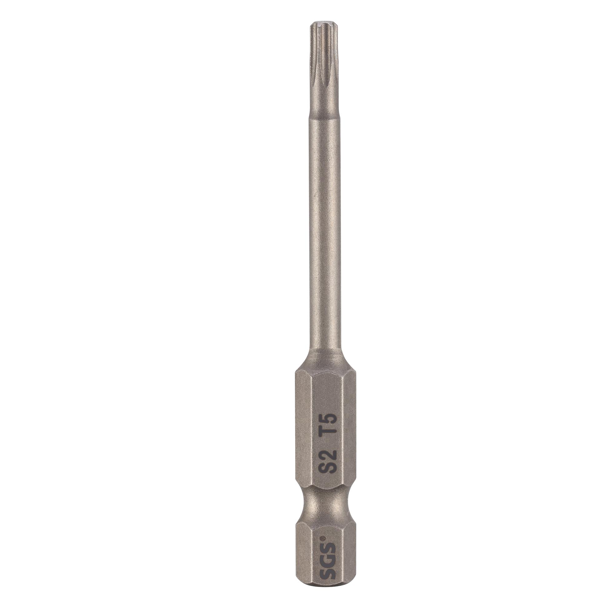 Бита SGS TORX T5х50мм S2 1шт 6350-T5