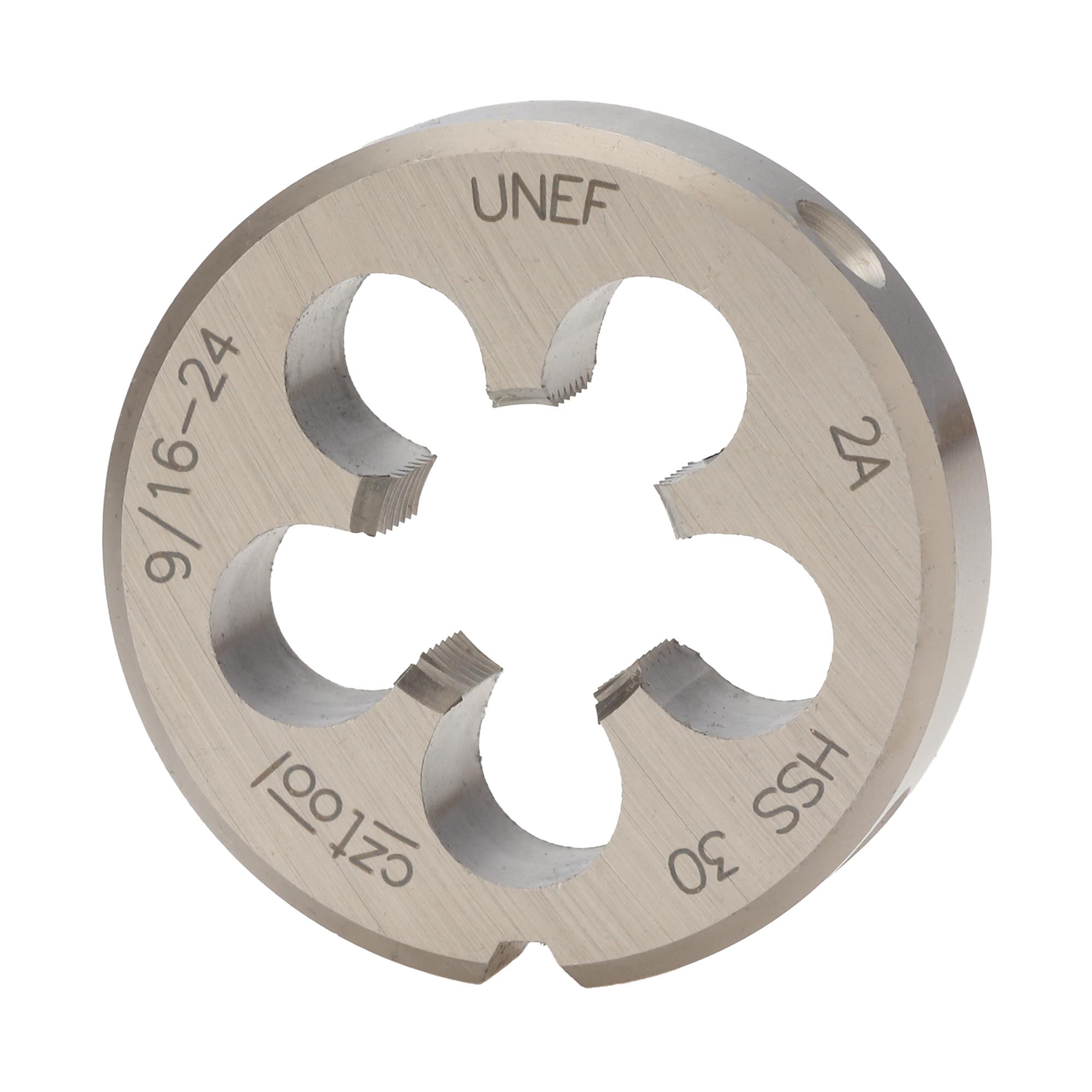 Плашка дюймовая Bucovice Tools UNEF 9/16"-24 HSS DIN EN 22568 2A 38x10мм 248916