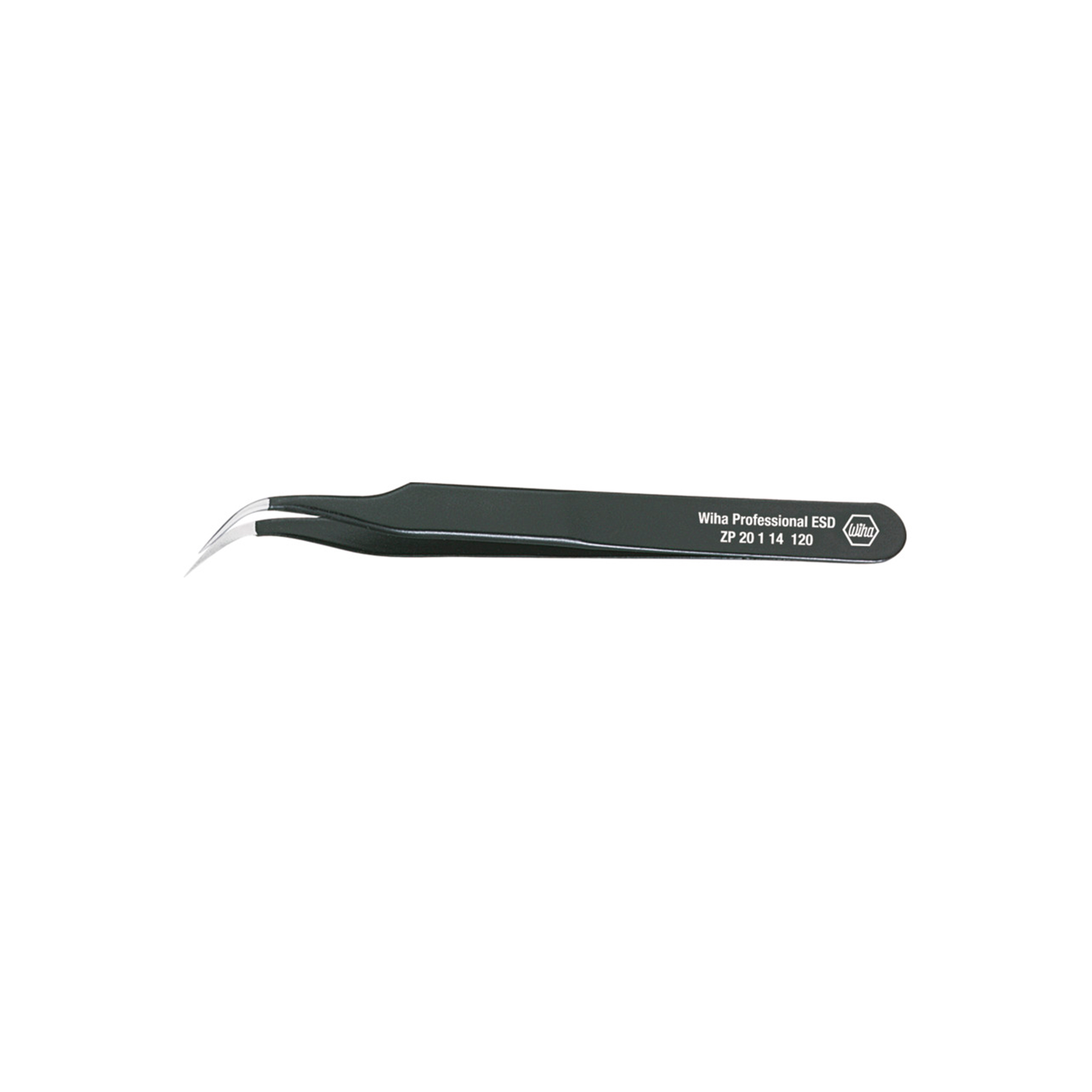 Пинцет прецизионный 120мм тип 7A Professional ESD Wiha ZP20114 32335