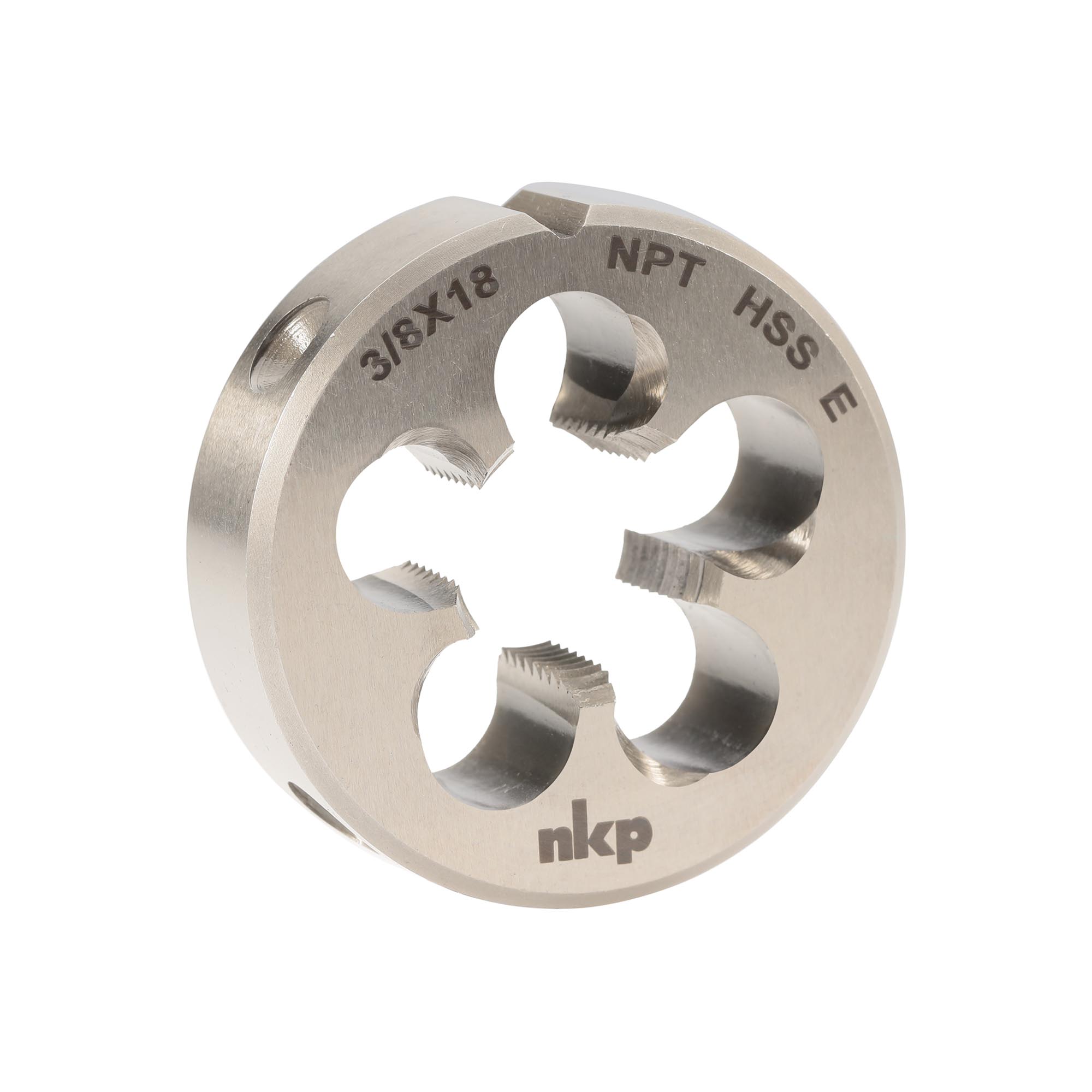 Плашка коническая NKP NPT 3/8"-18 HSSE DIN EN 24230 45x14мм 121001-N1-4629