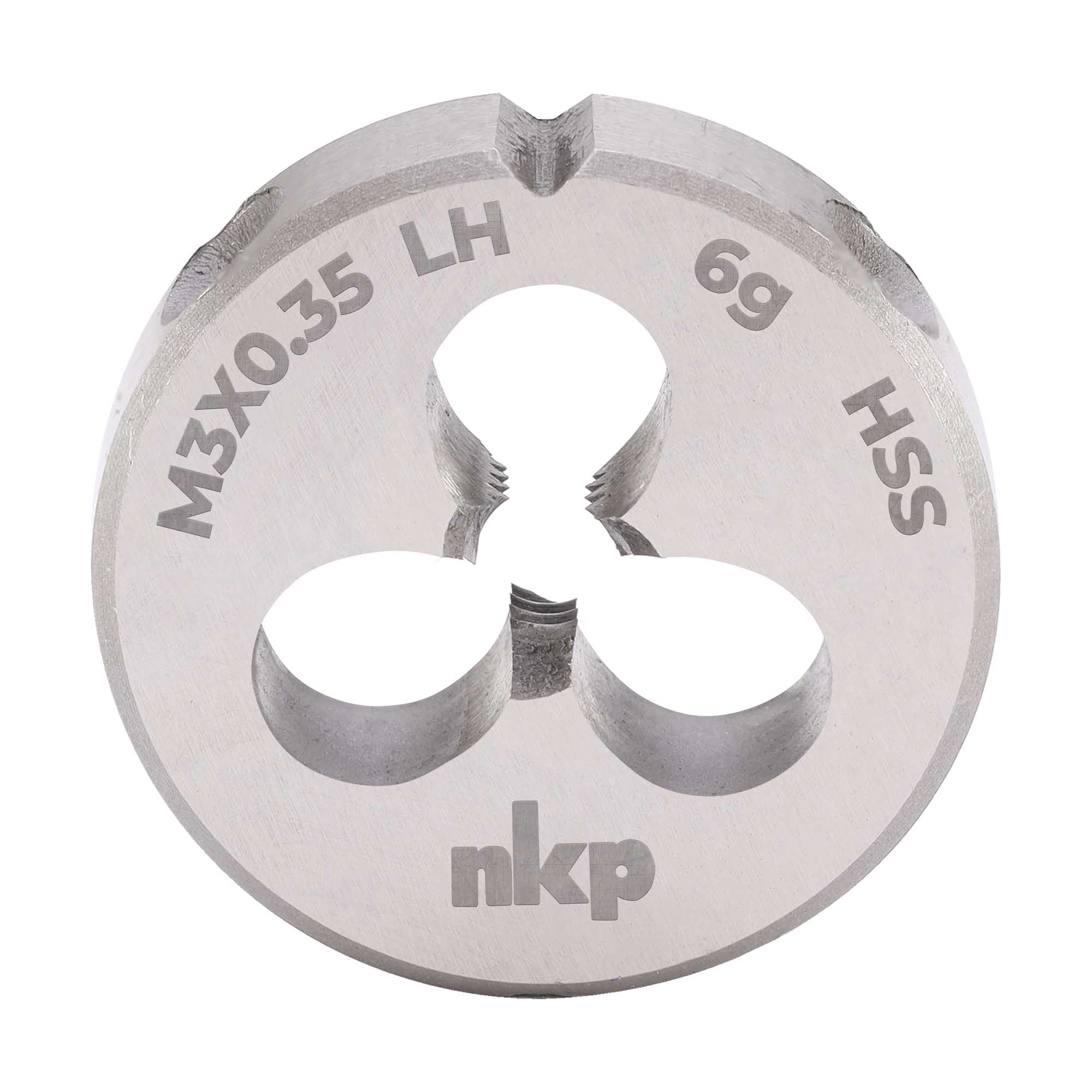 Плашка левая NKP М3х0,35 DINEN22568 HSS 6g 20х5мм 250031N