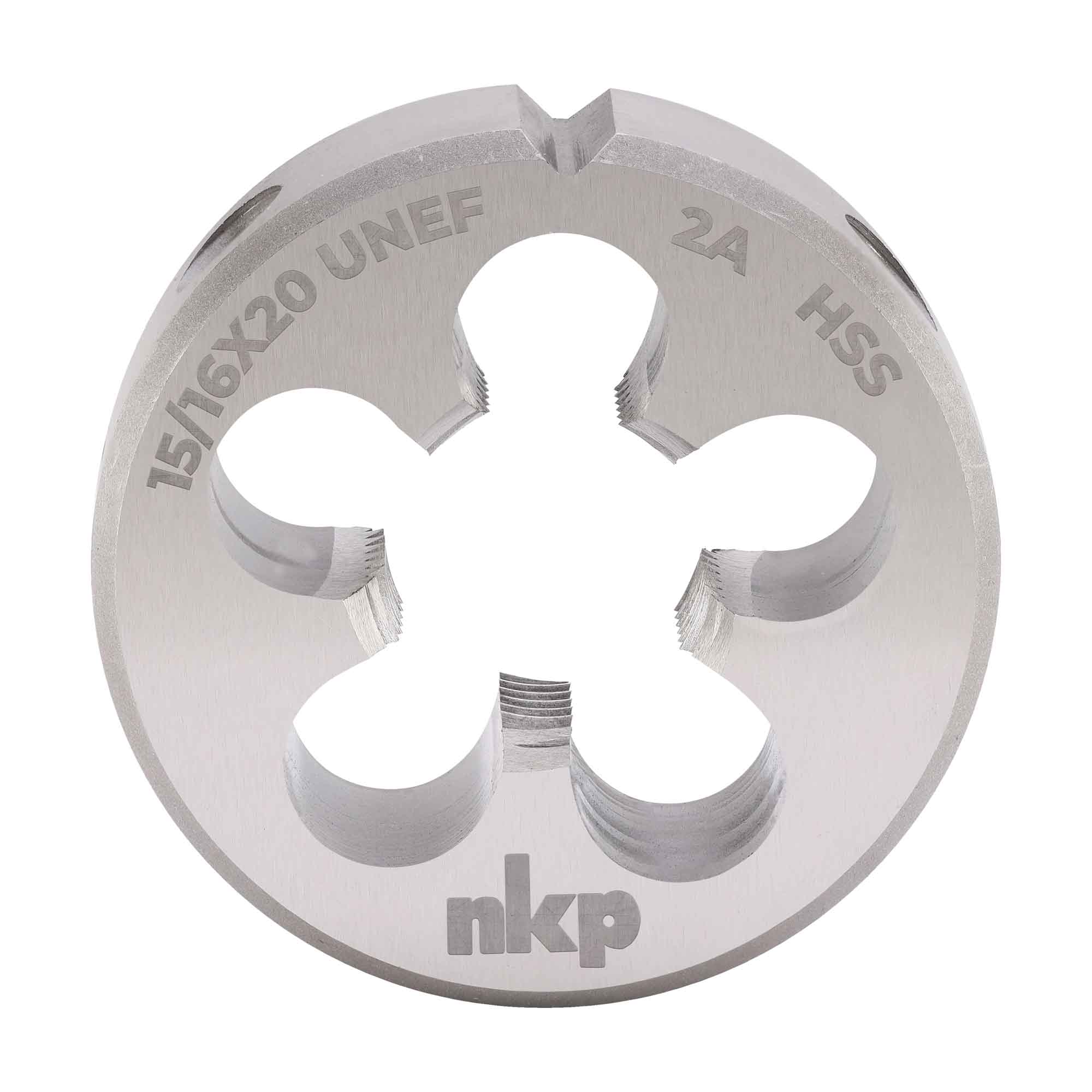 Плашка дюймовая NKP UNEF 15/16"-20 HSS DIN22568 55x16мм 248151N