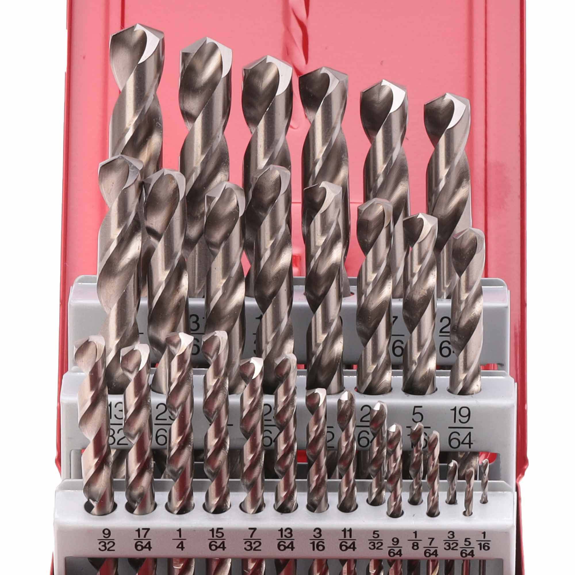 Набор сверл по металлу дюймовые Ruko 1/16" -1/2" 29шт HSS-G 118° 214851