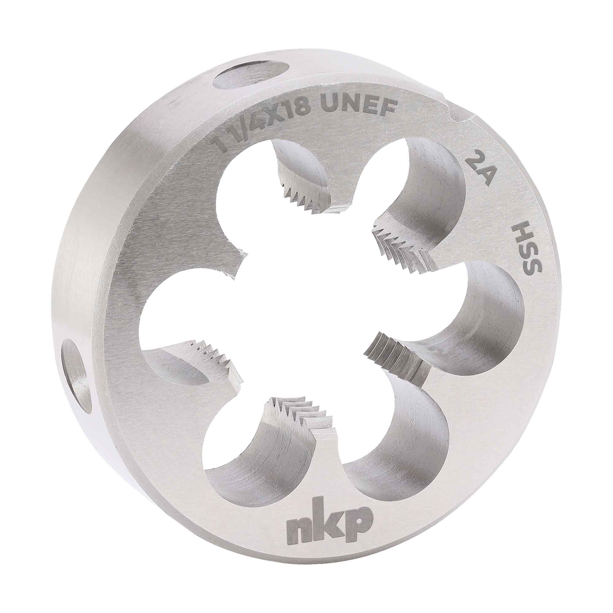 Плашка дюймовая NKP UNEF 1,1/4"-18 HSS DIN22568 65x18мм 248114N