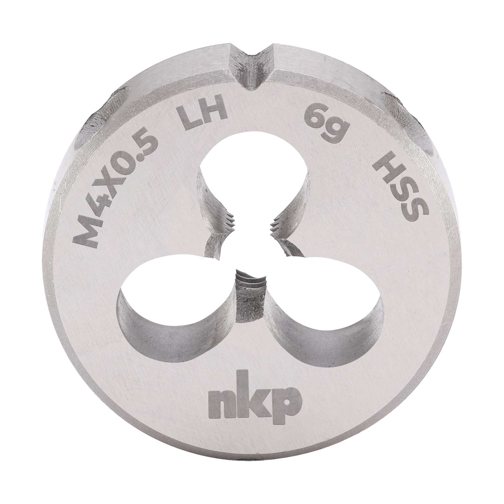 Плашка левая NKP М4х0,5 DINEN22568 HSS 6g 20х5мм 250041N