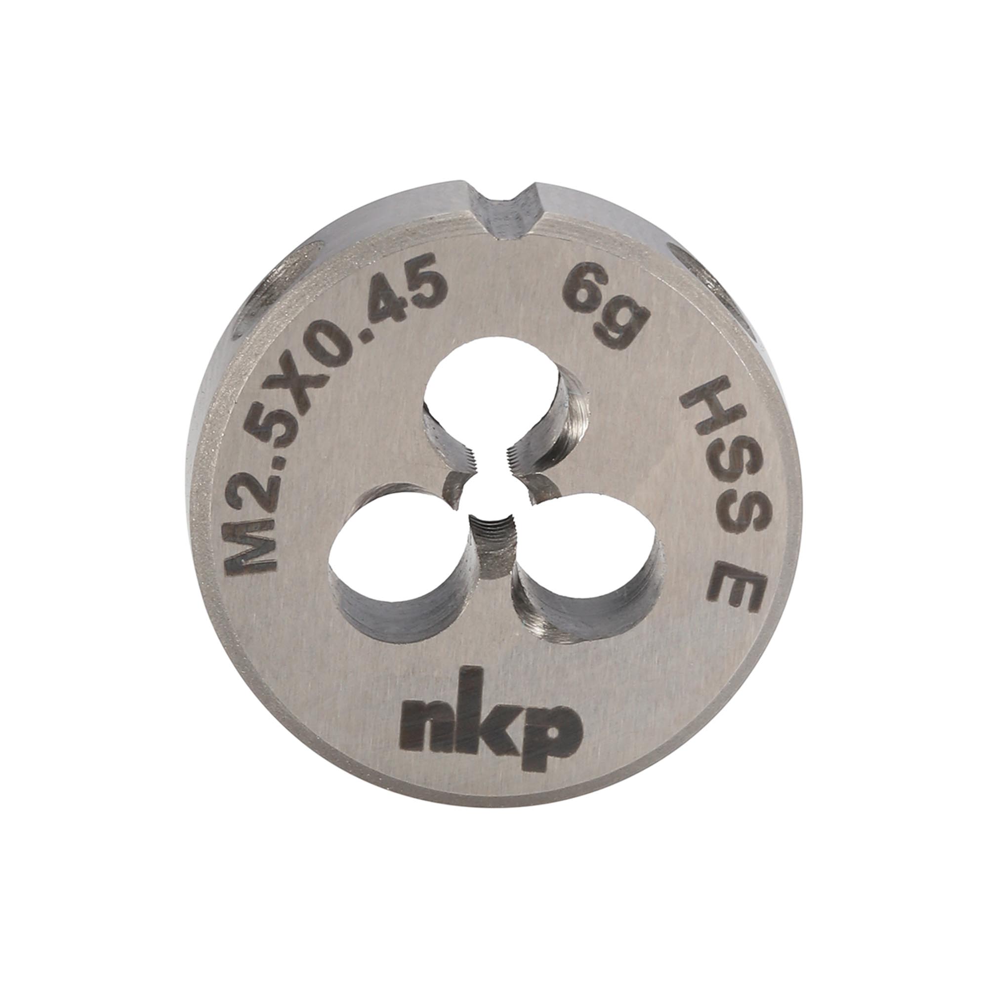 Плашка NKP М2,5х0,45 HSSE DIN EN 22568 6g 16х5мм 188001-N2-0025