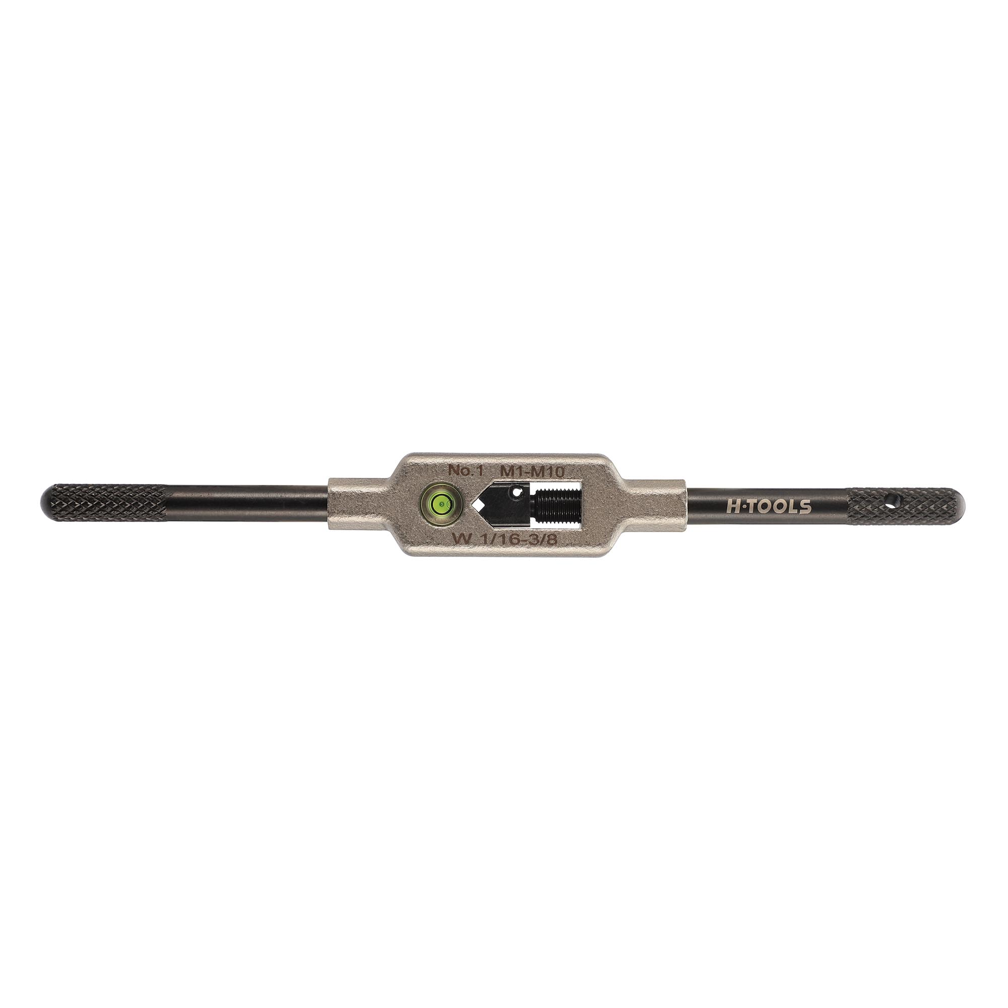 Метчикодержатель с уровнем H-Tools M1-M10 175мм DIN1814 INOX 08802030