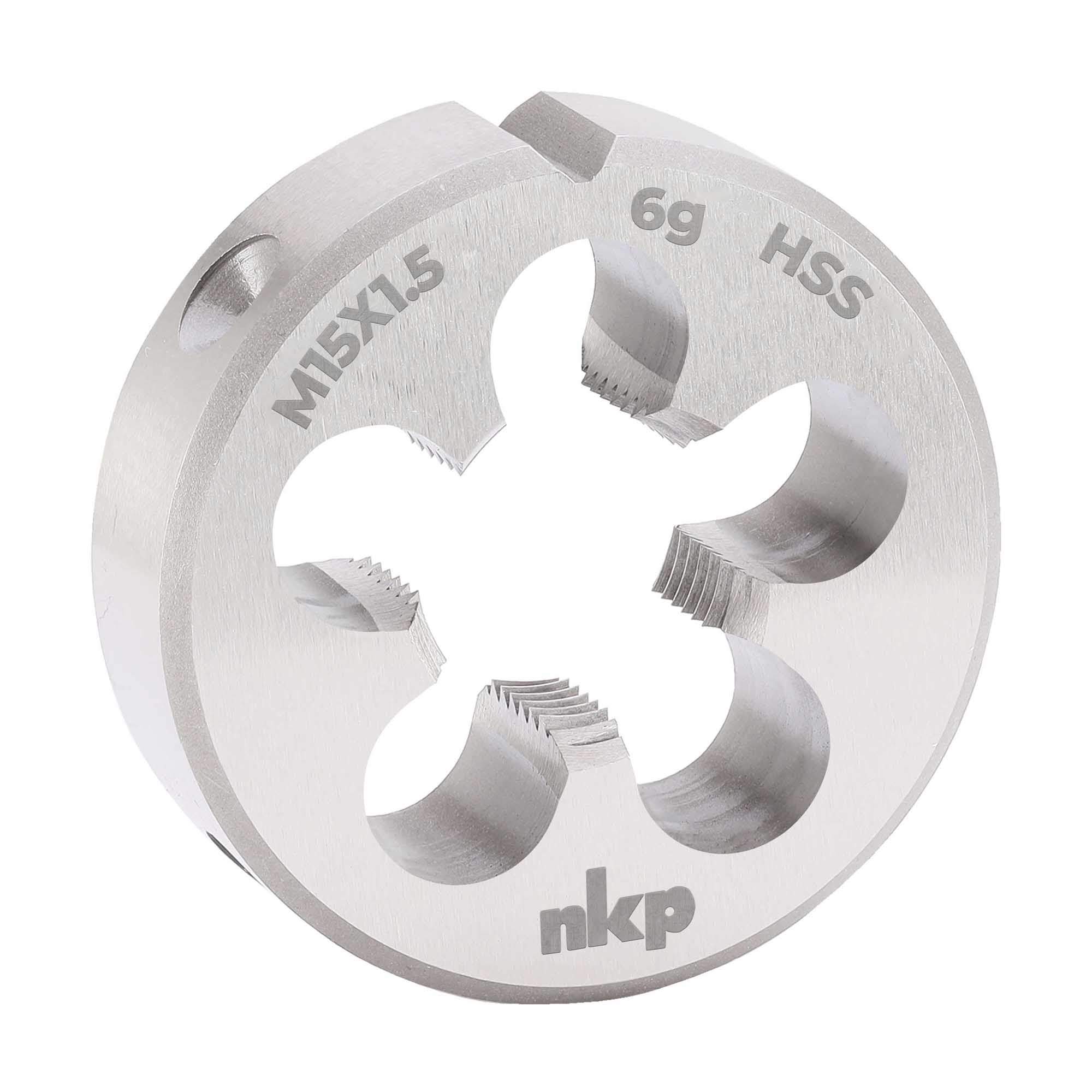 Плашка NKP М15х1,5 DINEN22568 HSS 6g 38х10мм 240152N