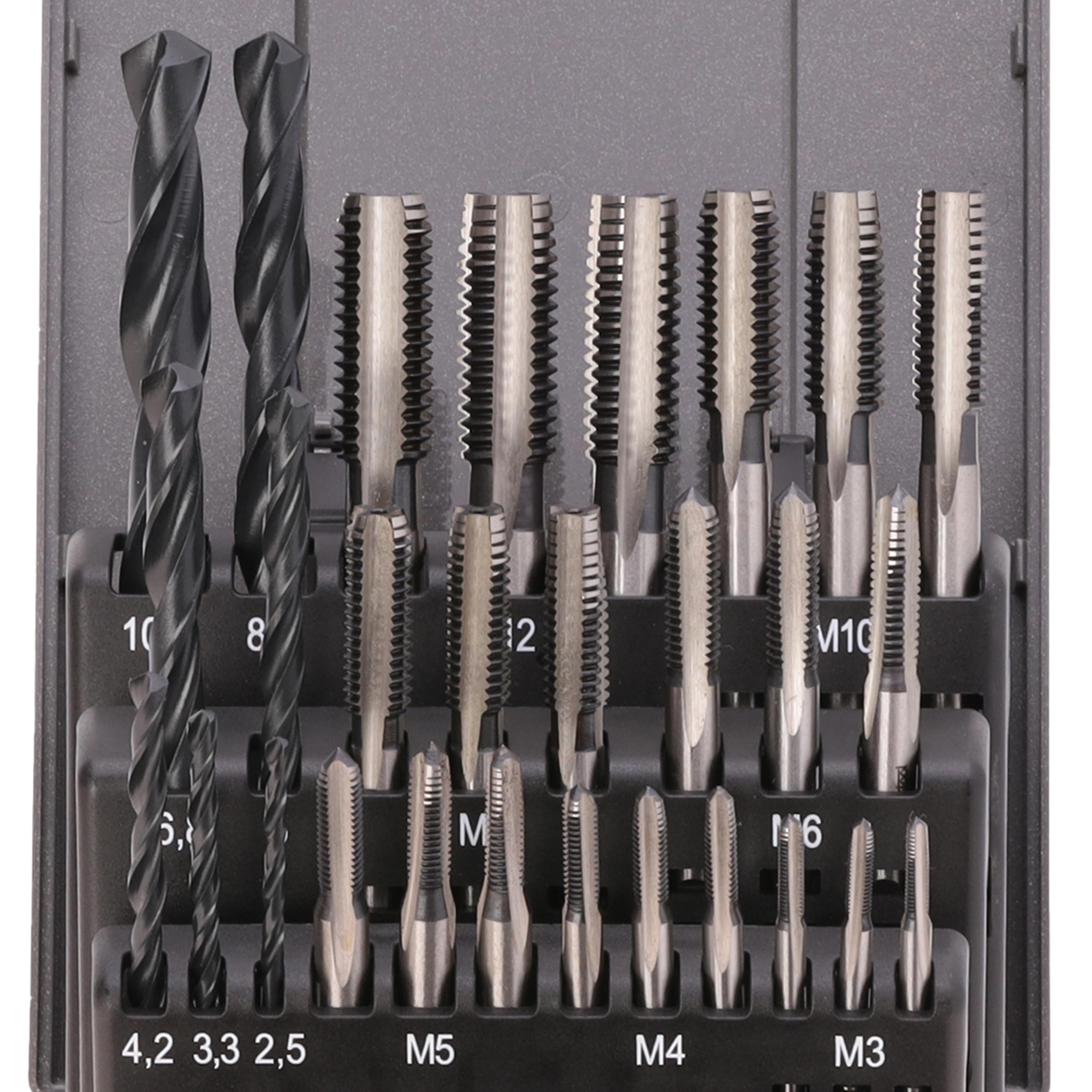 Набор комплектных метчиков Bucovice Tools M3-M12 115CrV3 DIN352 28пр 310140