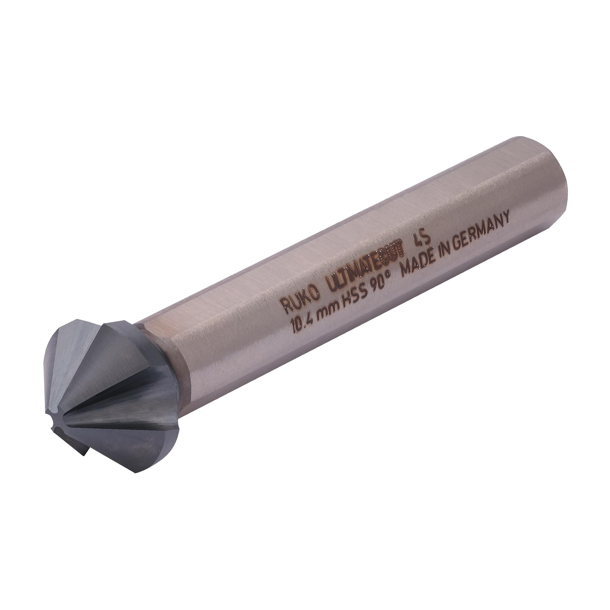 Зенковка по металлу Ruko UltimateCut 4S 90° 10,4мм HSS-G RunaTec 4z DIN335C L50мм d6мм 102874P