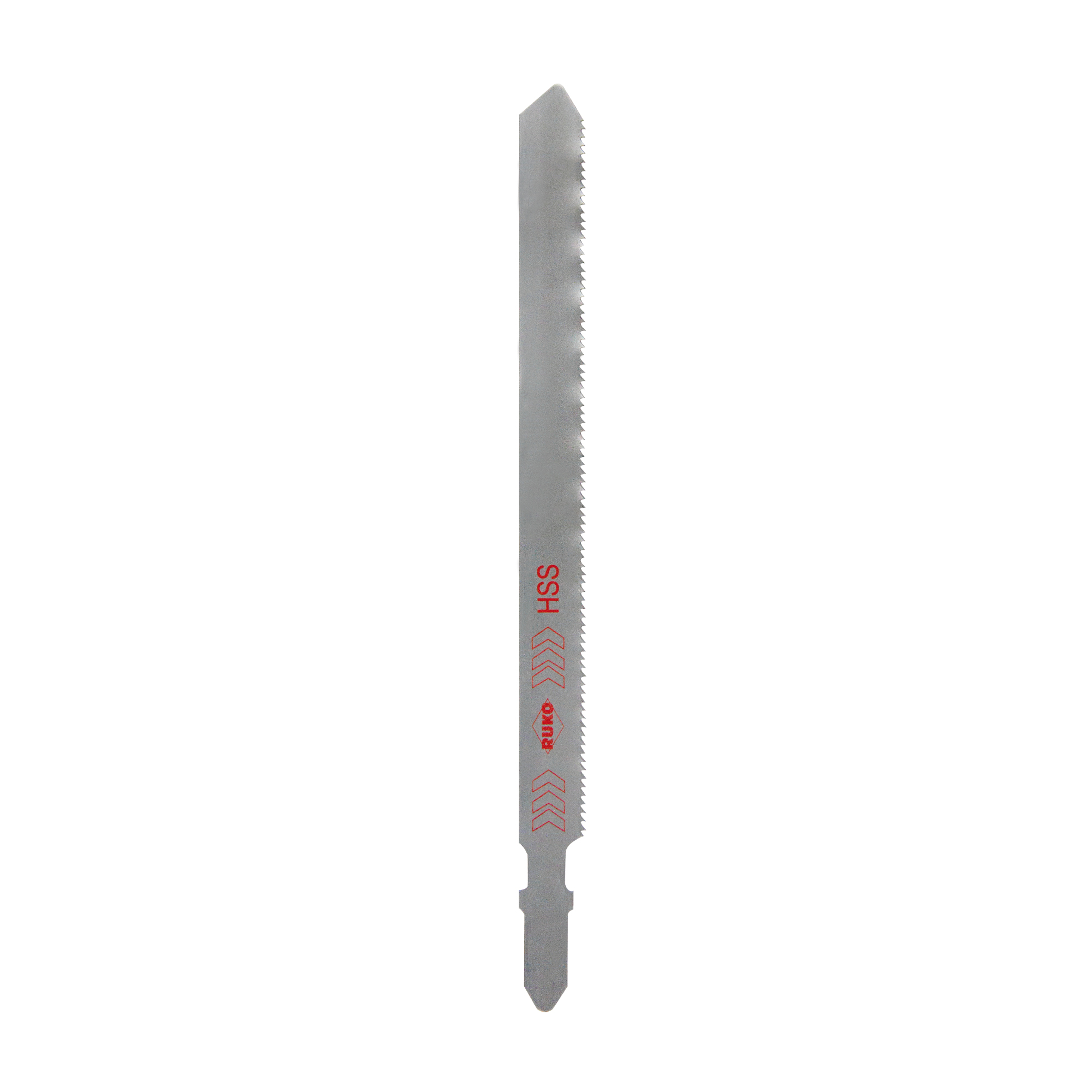 Пилка для лобзика T318A HSS 130мм 21Tpi 5шт Ruko 3218016