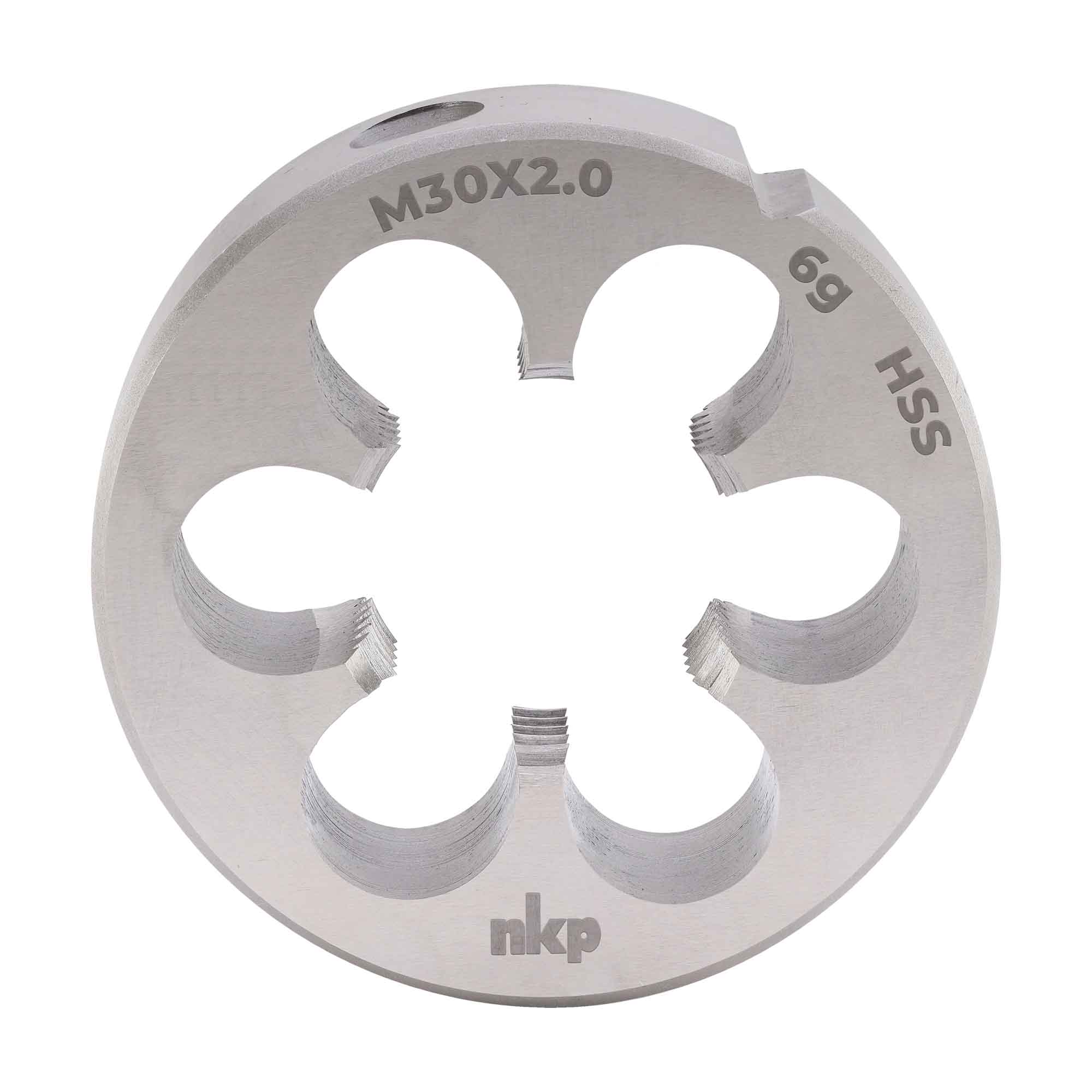Плашка NKP М30х2,0 DINEN22568 HSS 6g 65х18мм 240302N
