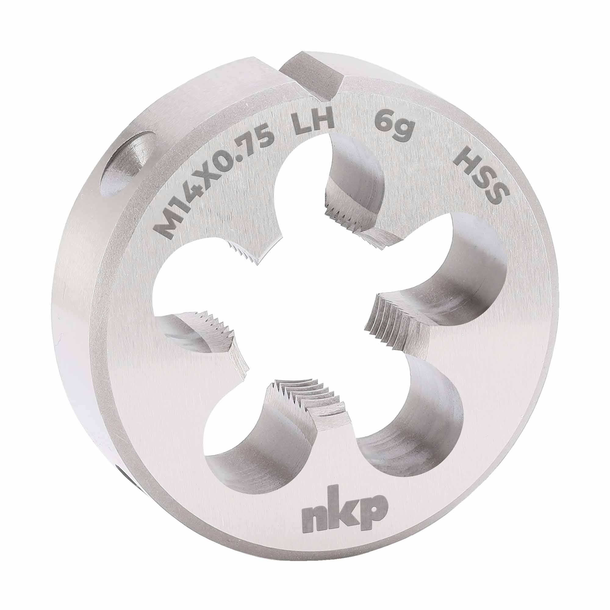 Плашка левая NKP М14х0,75 DINEN22568 HSS 6g 38х10мм 250144N