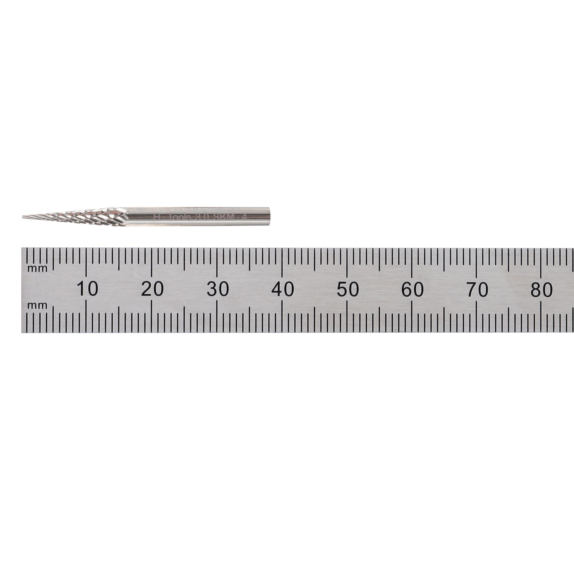 Бор-фреза твердосплавная H-Tools M(SKM) 3,0x12x38x3мм HM 116051HT