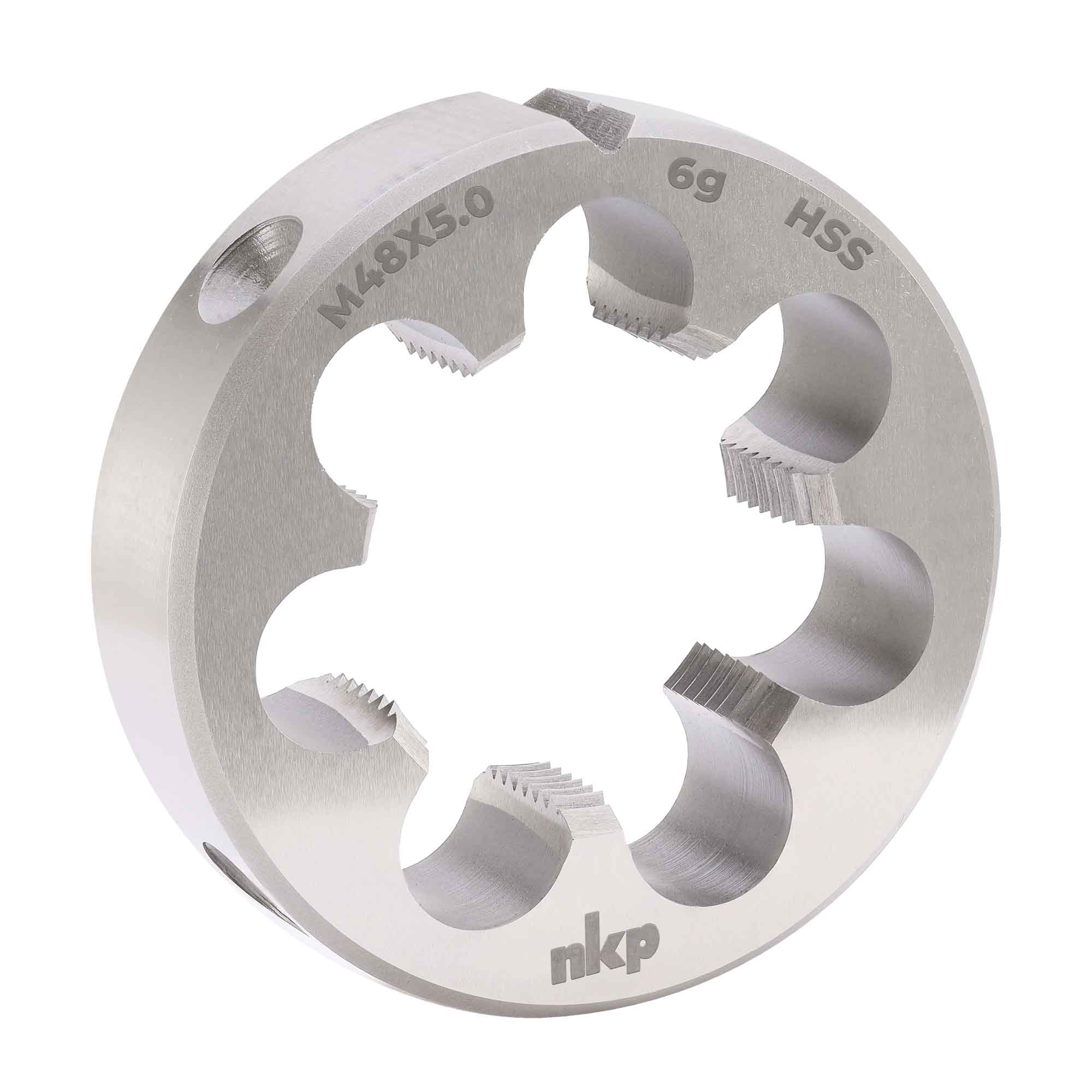 Плашка NKP М48х5,0 DINEN22568 HSS 6g 90х36мм 240480N